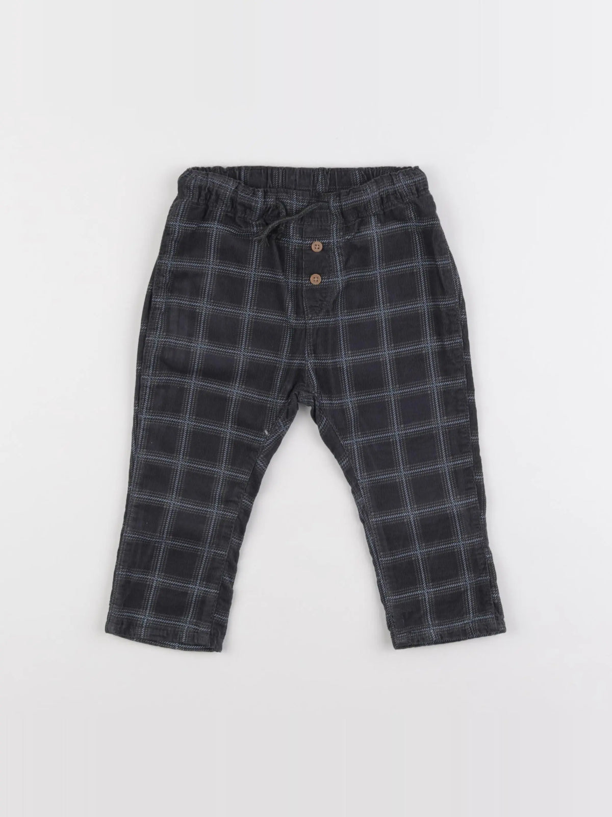 H&M - pantalon gris - 9/12 mois