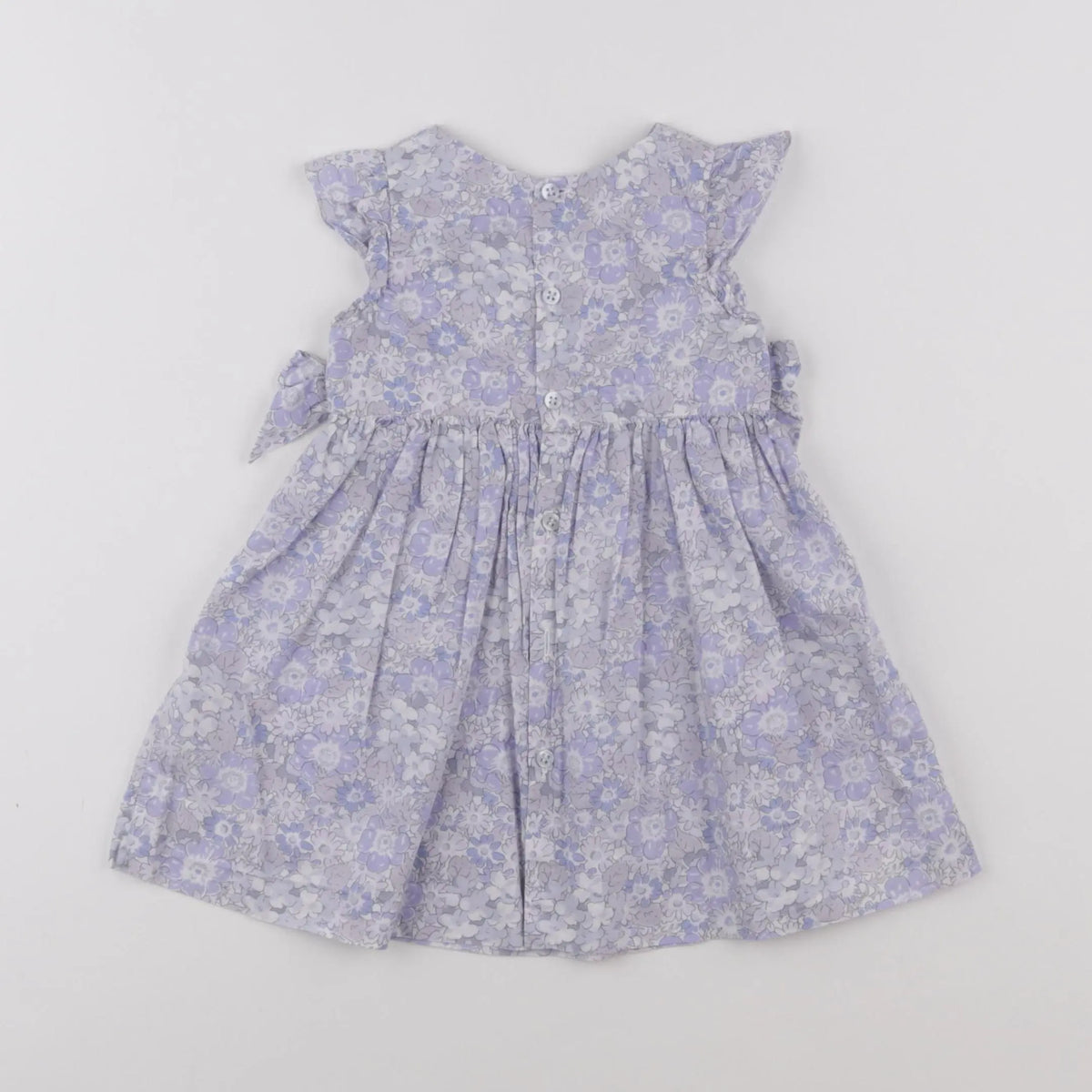 Jacadi - robe liberty violet - 6 mois