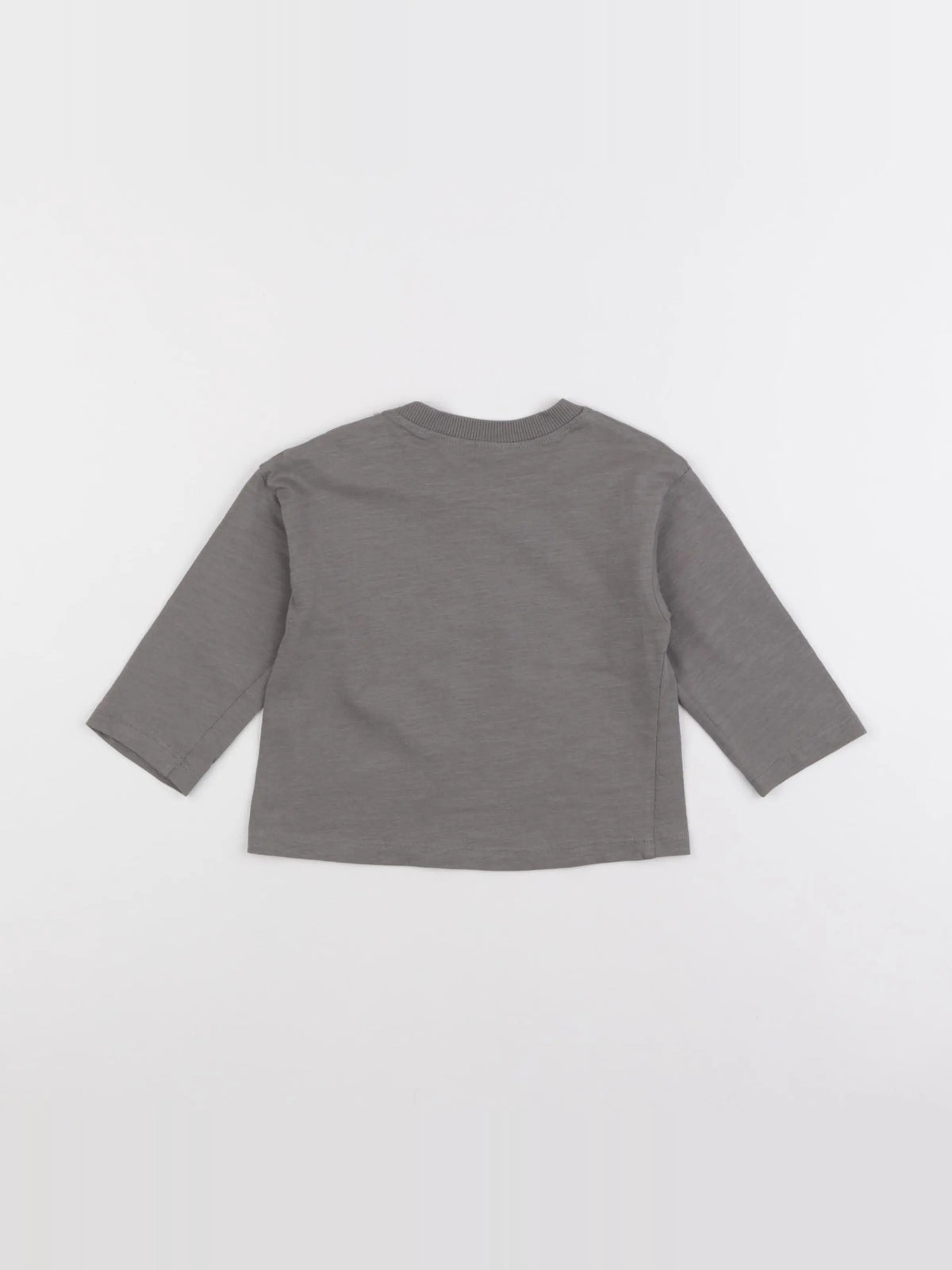 H&M - tee-shirt gris - 6/9 mois