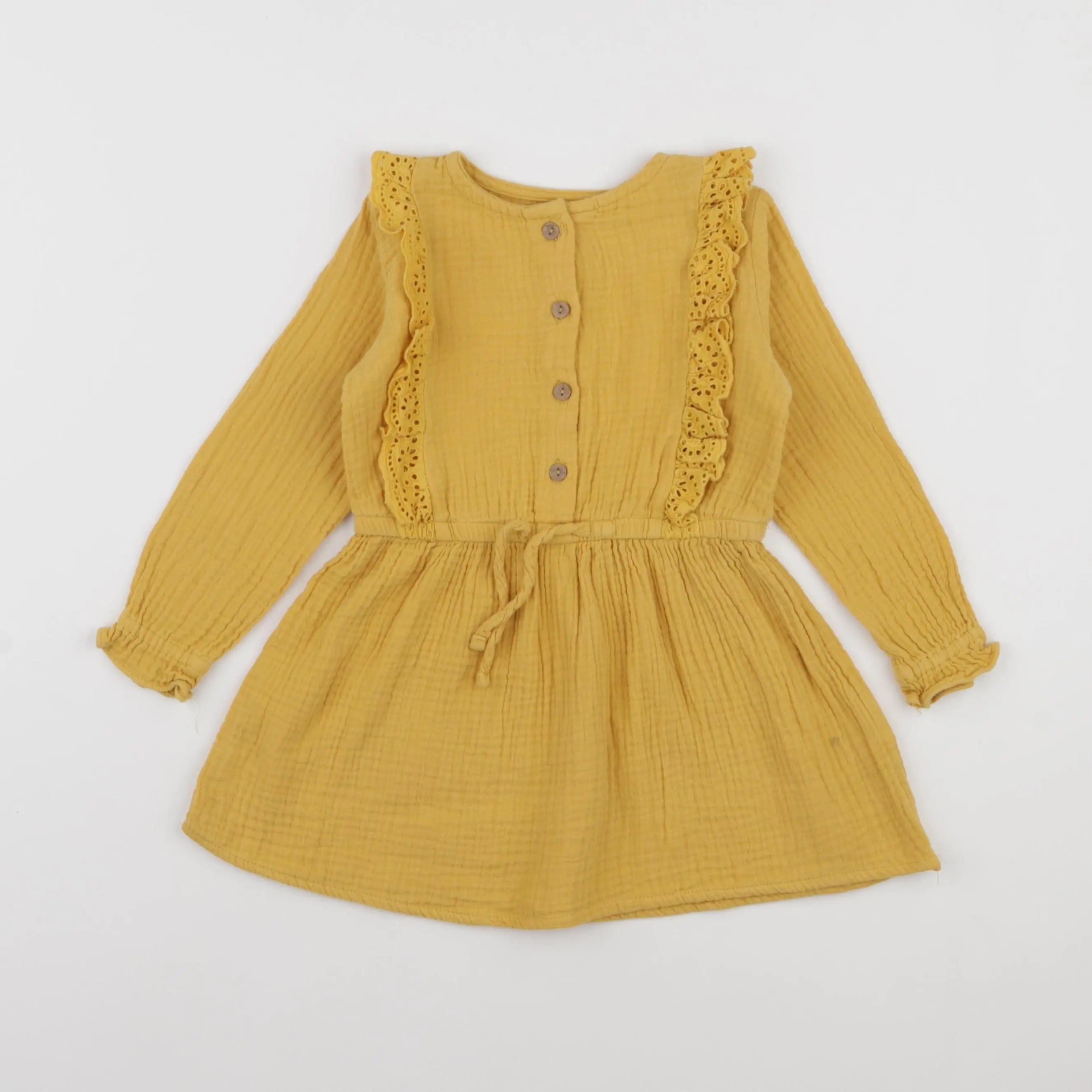 Vertbaudet - robe jaune - 3 ans