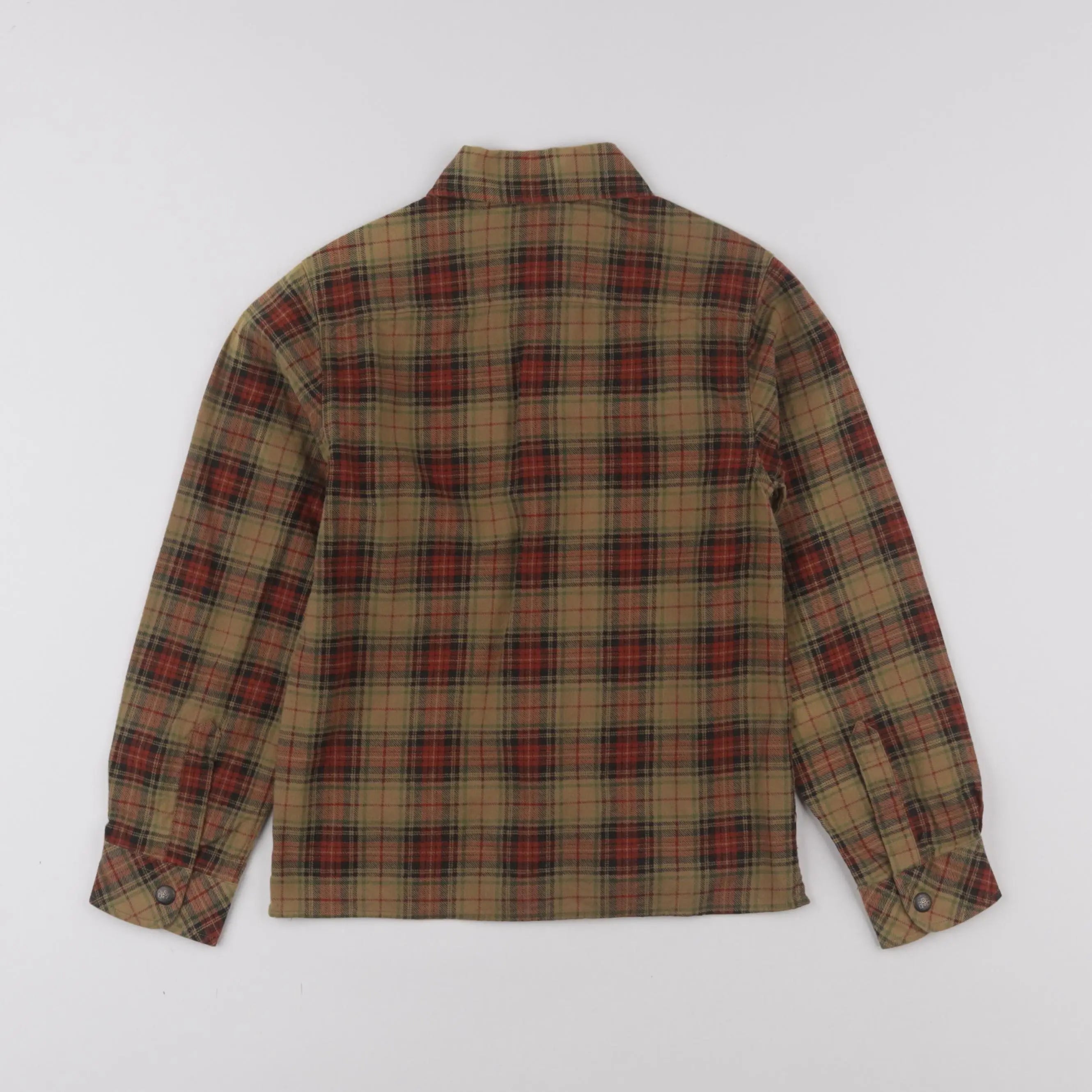 Bonton - chemise marron, rouge - 6 ans