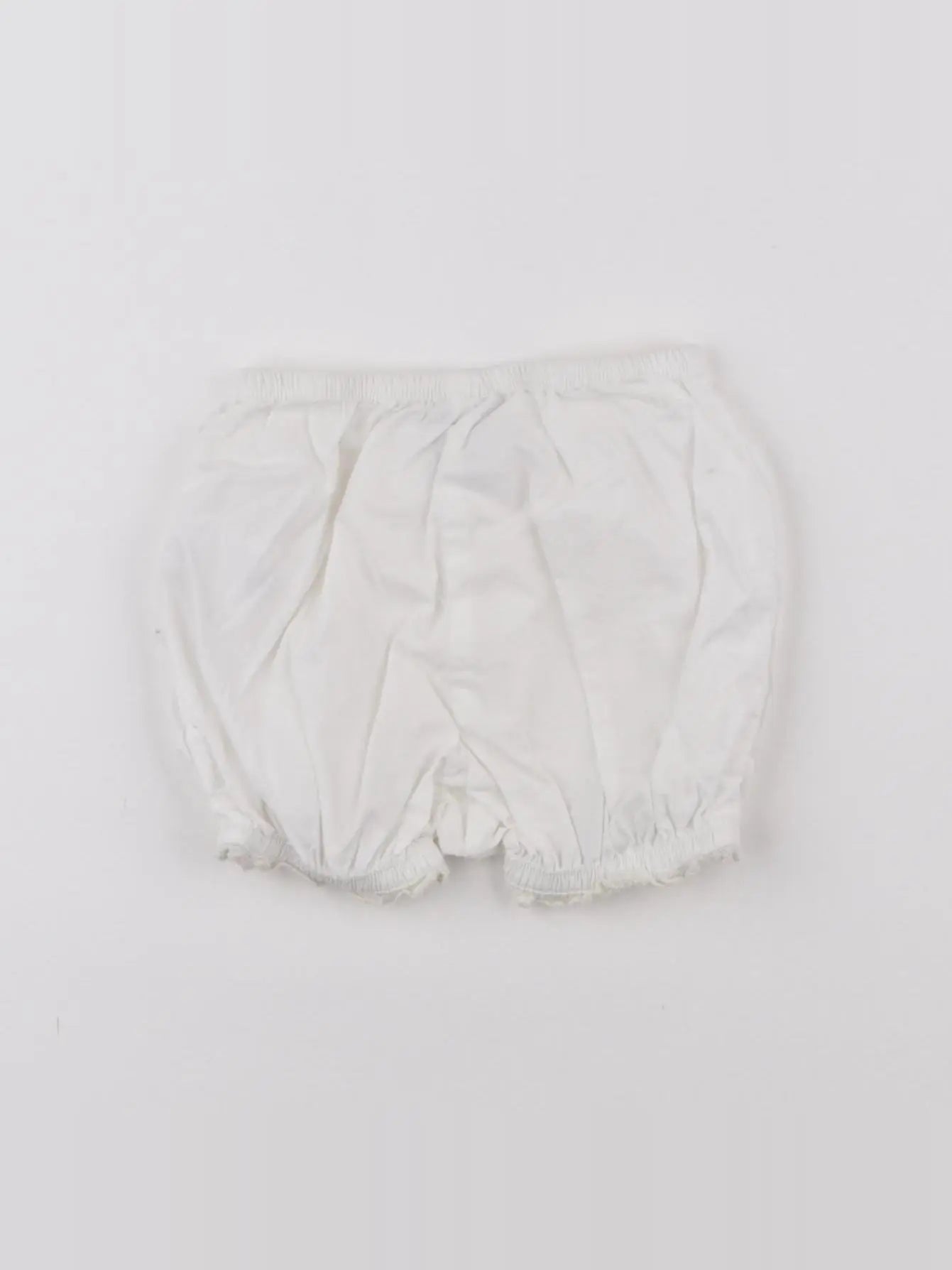 Petit Bateau - short blanc - 3 mois