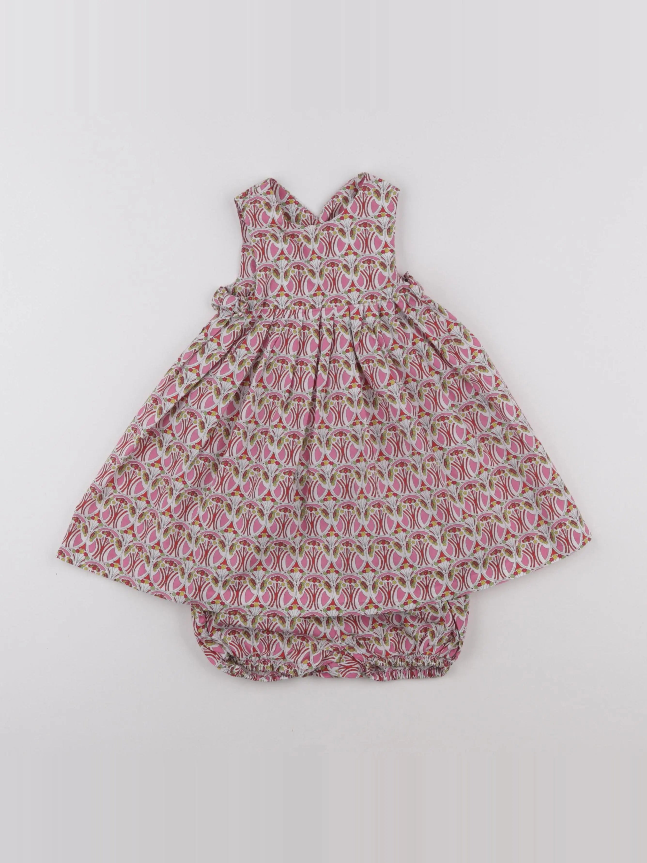 Jacadi - robe liberty multicolore - 12 mois