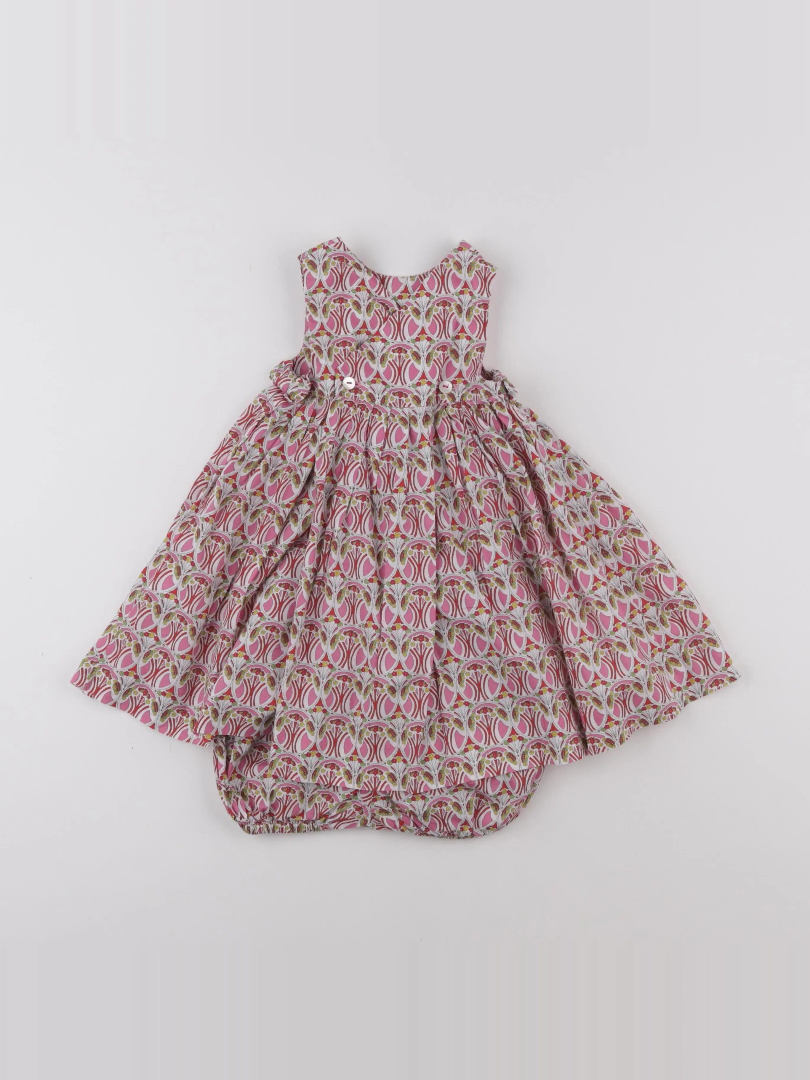 Jacadi - robe liberty multicolore - 12 mois