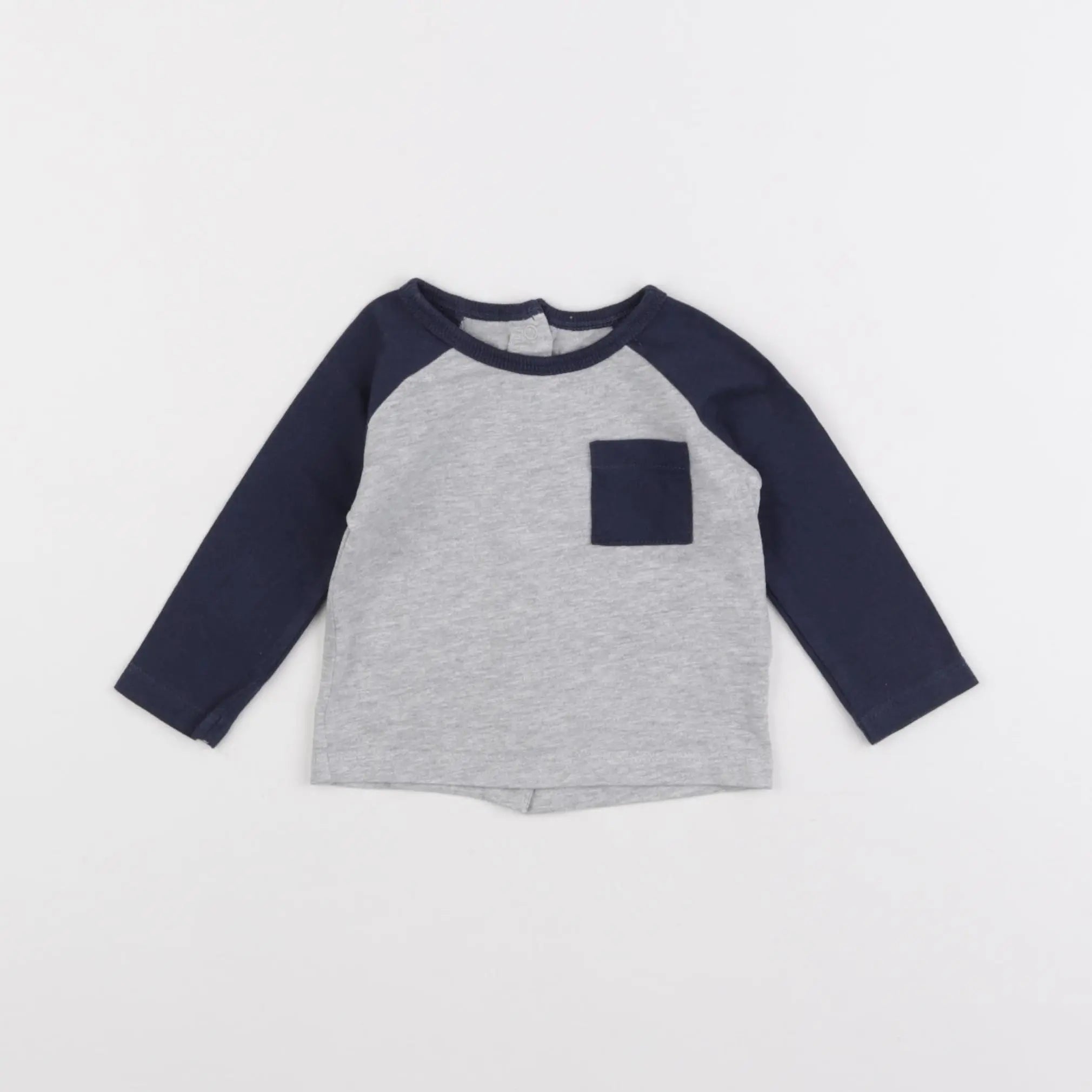 Vertbaudet - tee-shirt gris - 3 mois