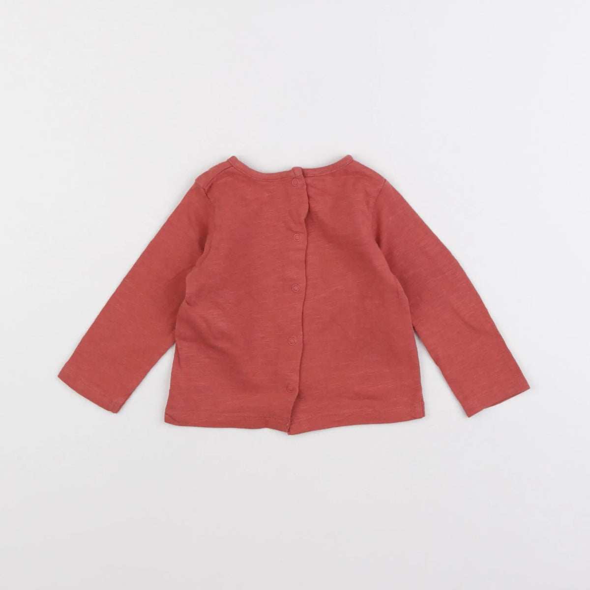 Vertbaudet - tee-shirt rouge - 6 mois