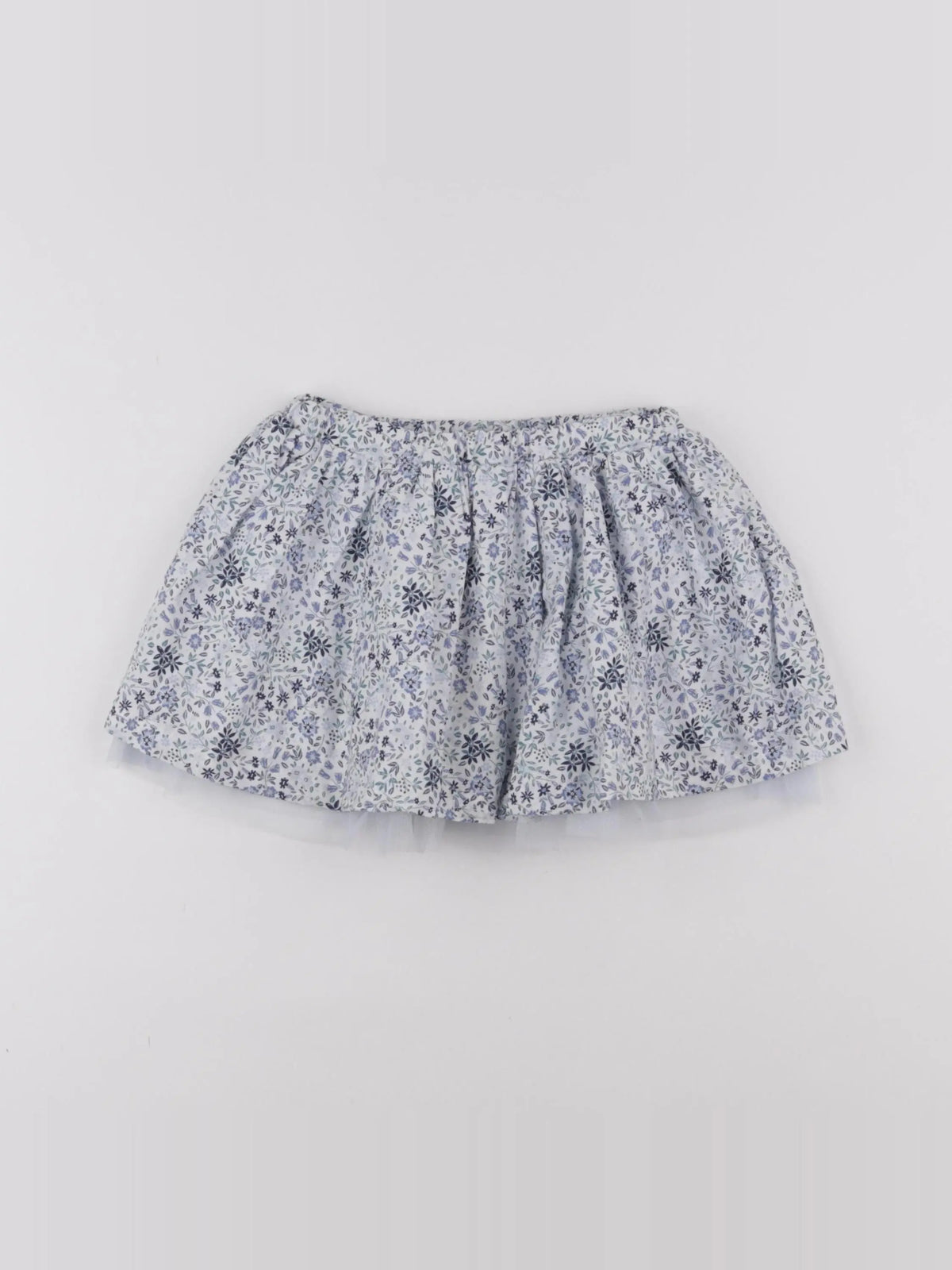 Vertbaudet - jupe blanc, bleu - 3 ans