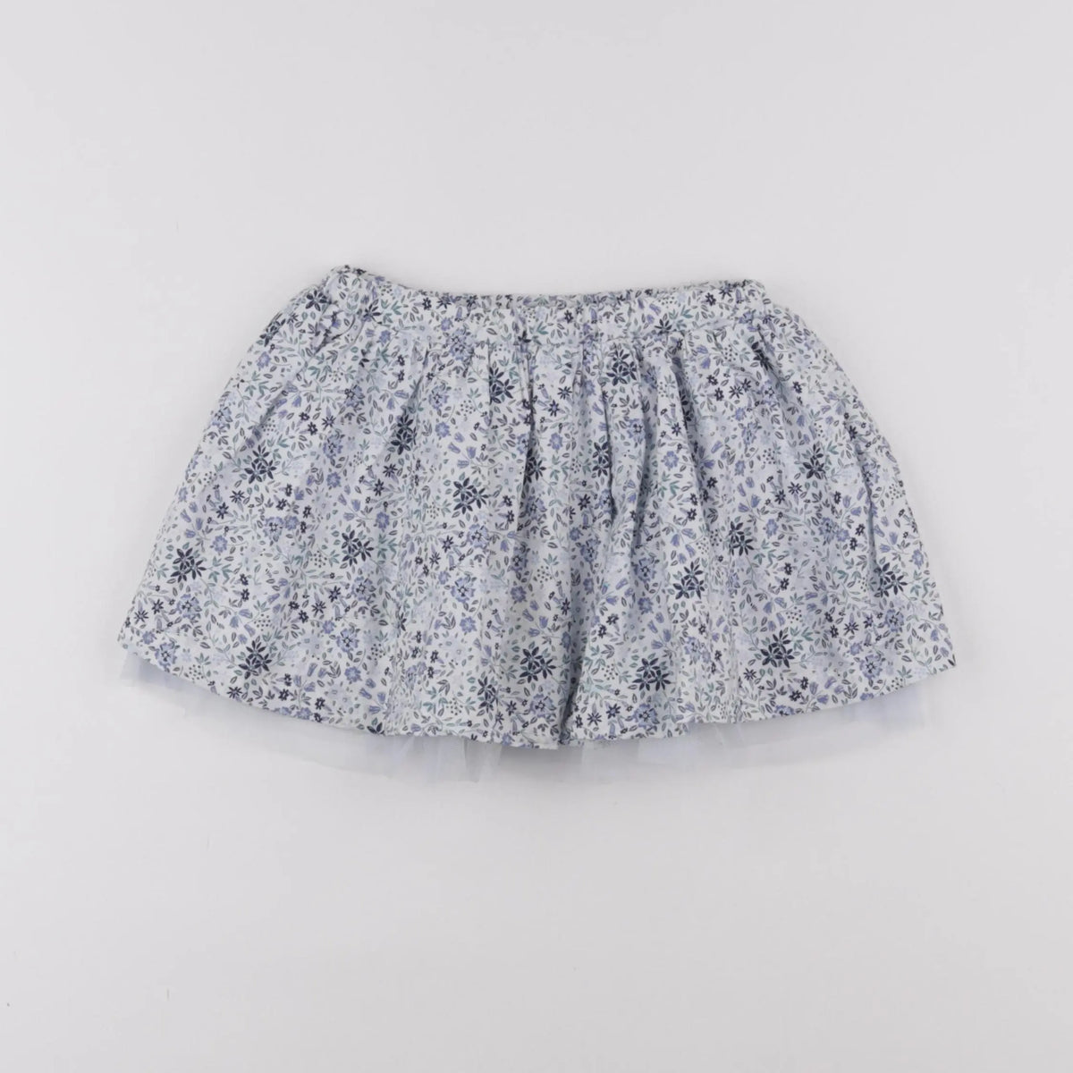 Vertbaudet - jupe blanc, bleu - 3 ans