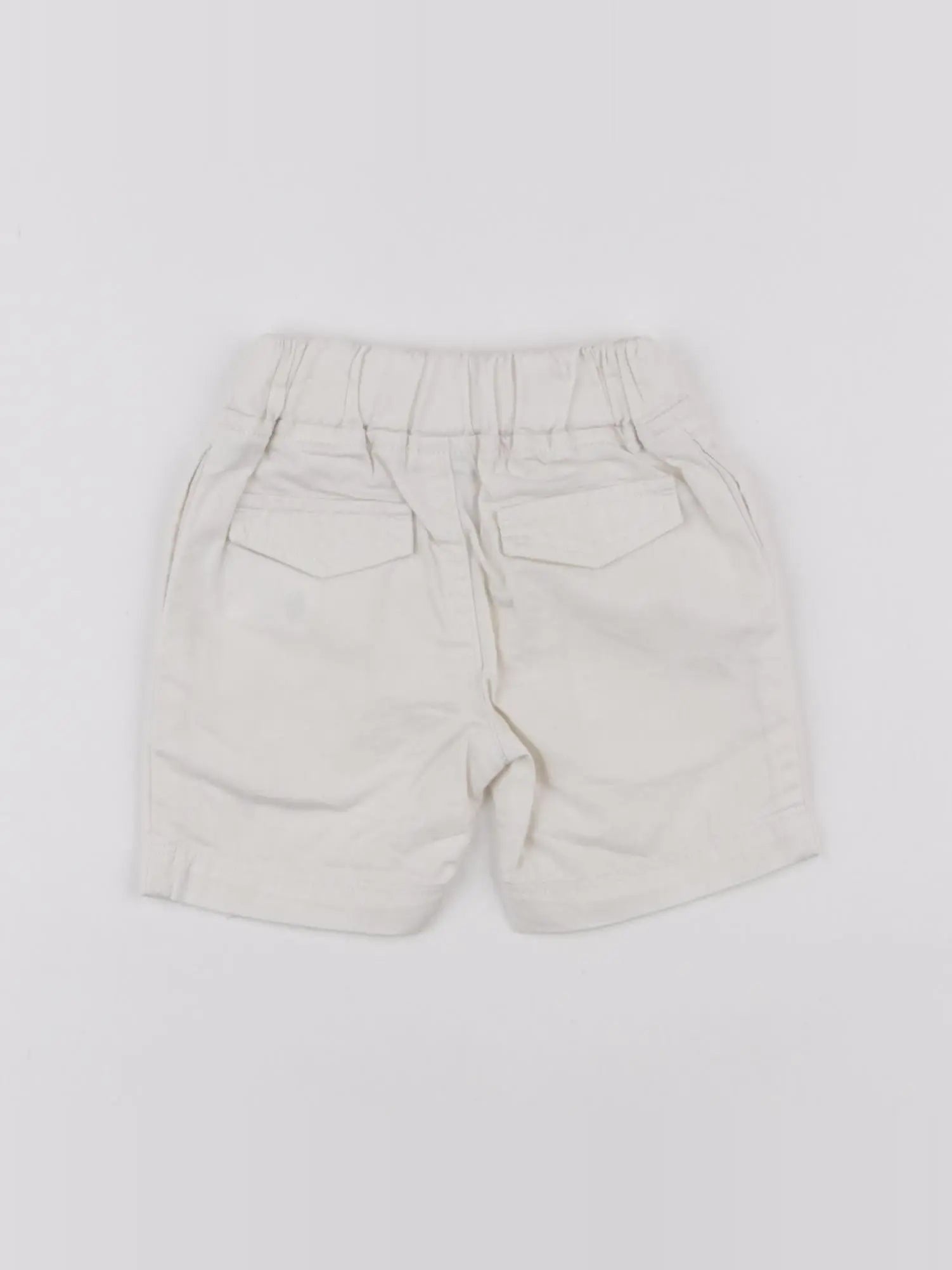 Petit Bateau - short blanc - 6 mois