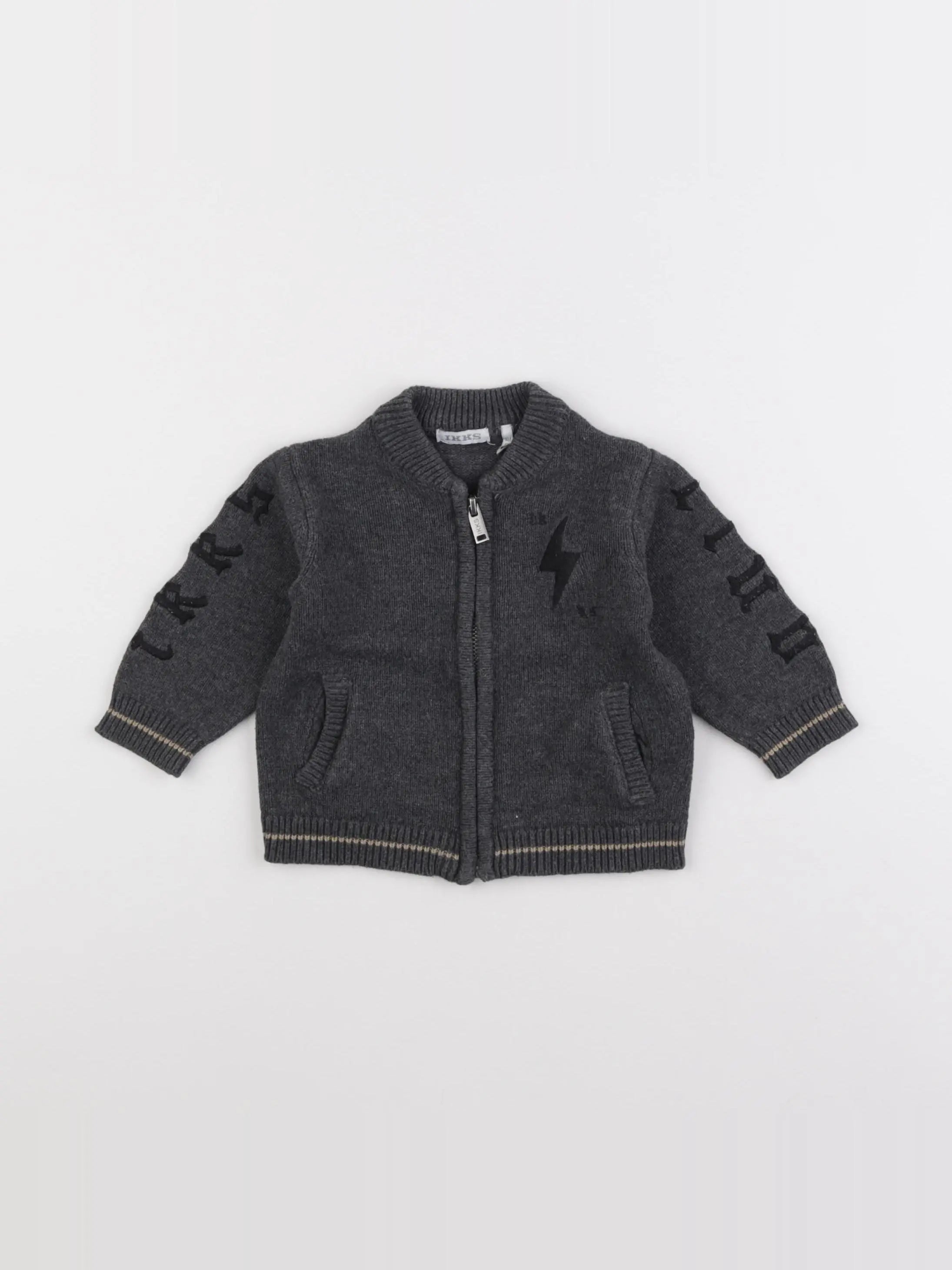 IKKS - gilet gris - 6 mois