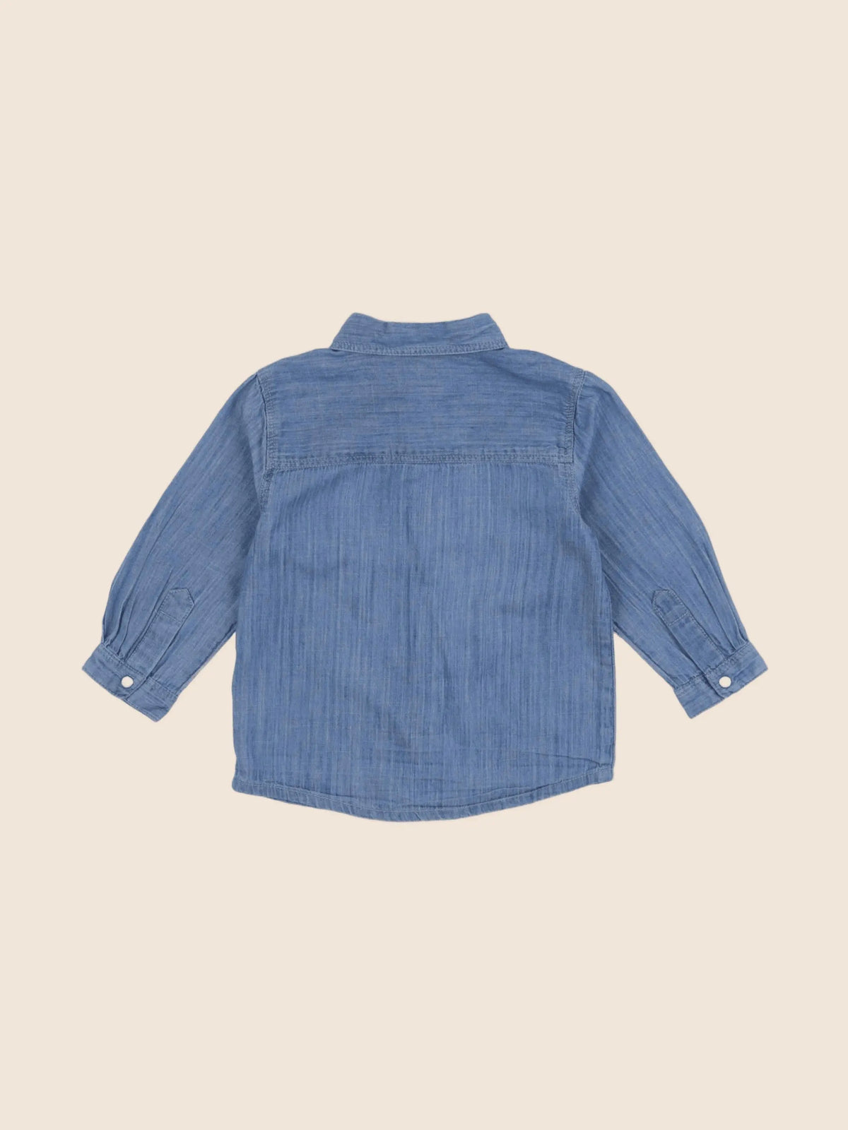 Boutchou - chemise bleu - 18 mois