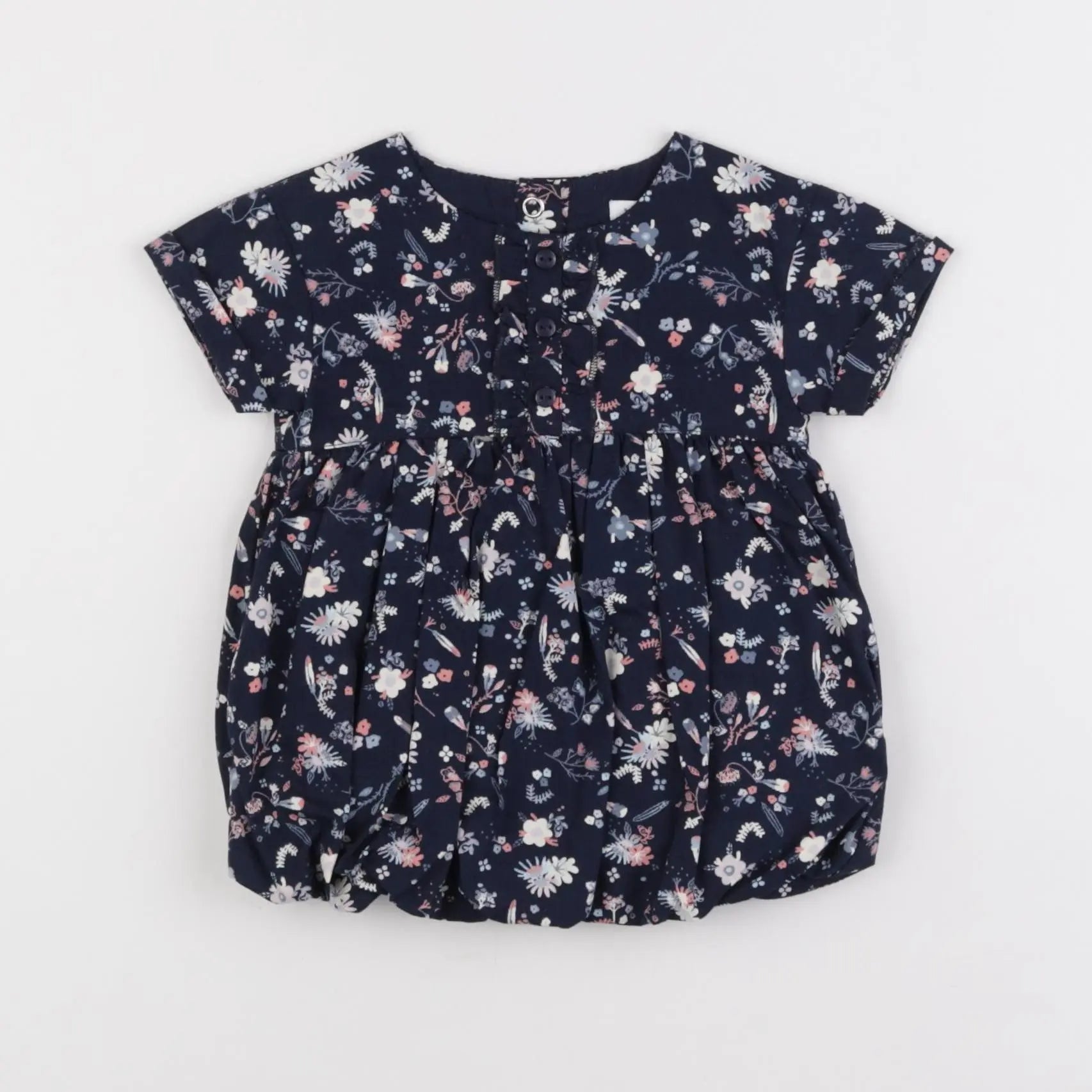Vertbaudet - robe bleu - 3 mois