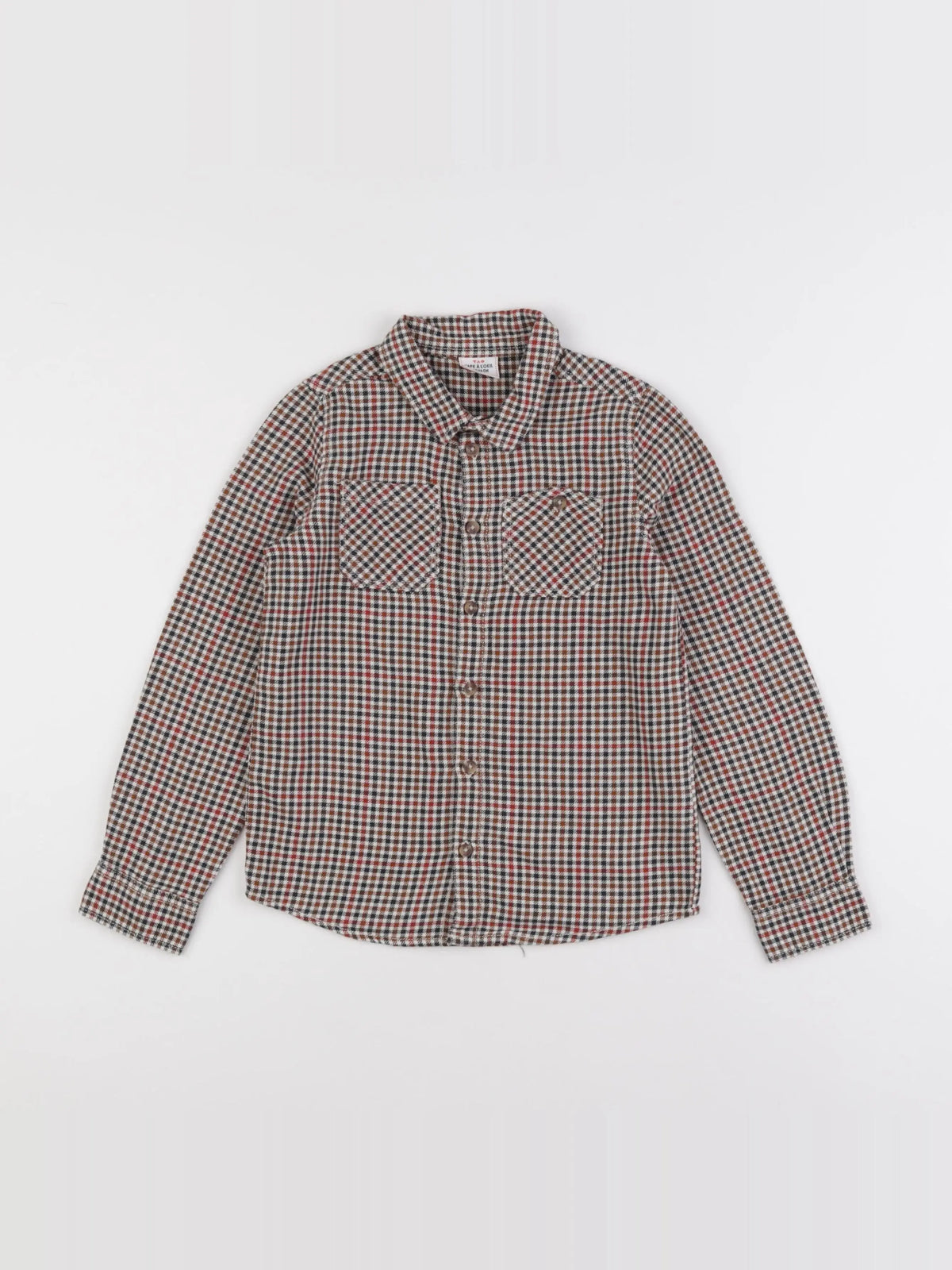 Tape à l'oeil - chemise marron - 6 ans