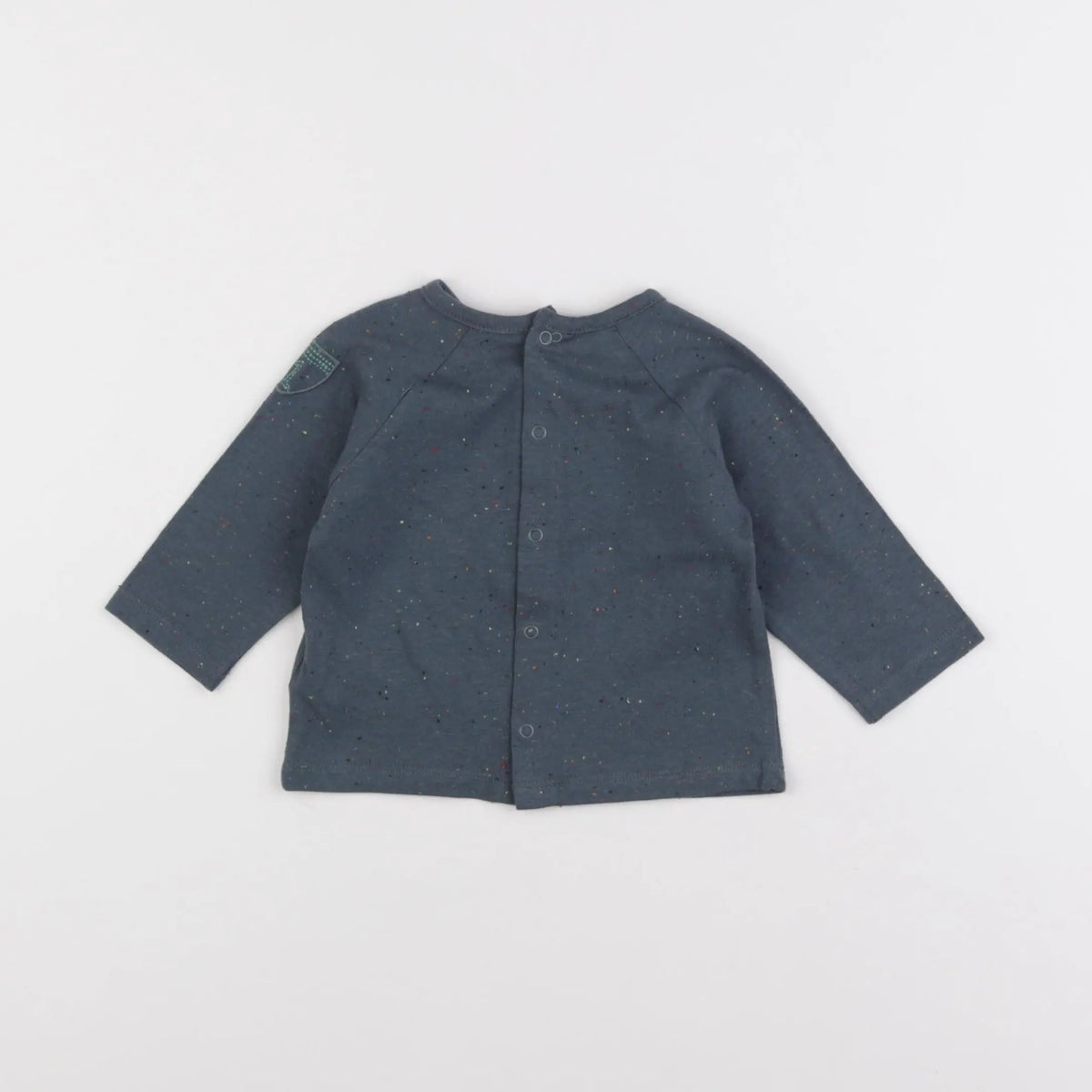 Vertbaudet - tee-shirt bleu - 3 mois