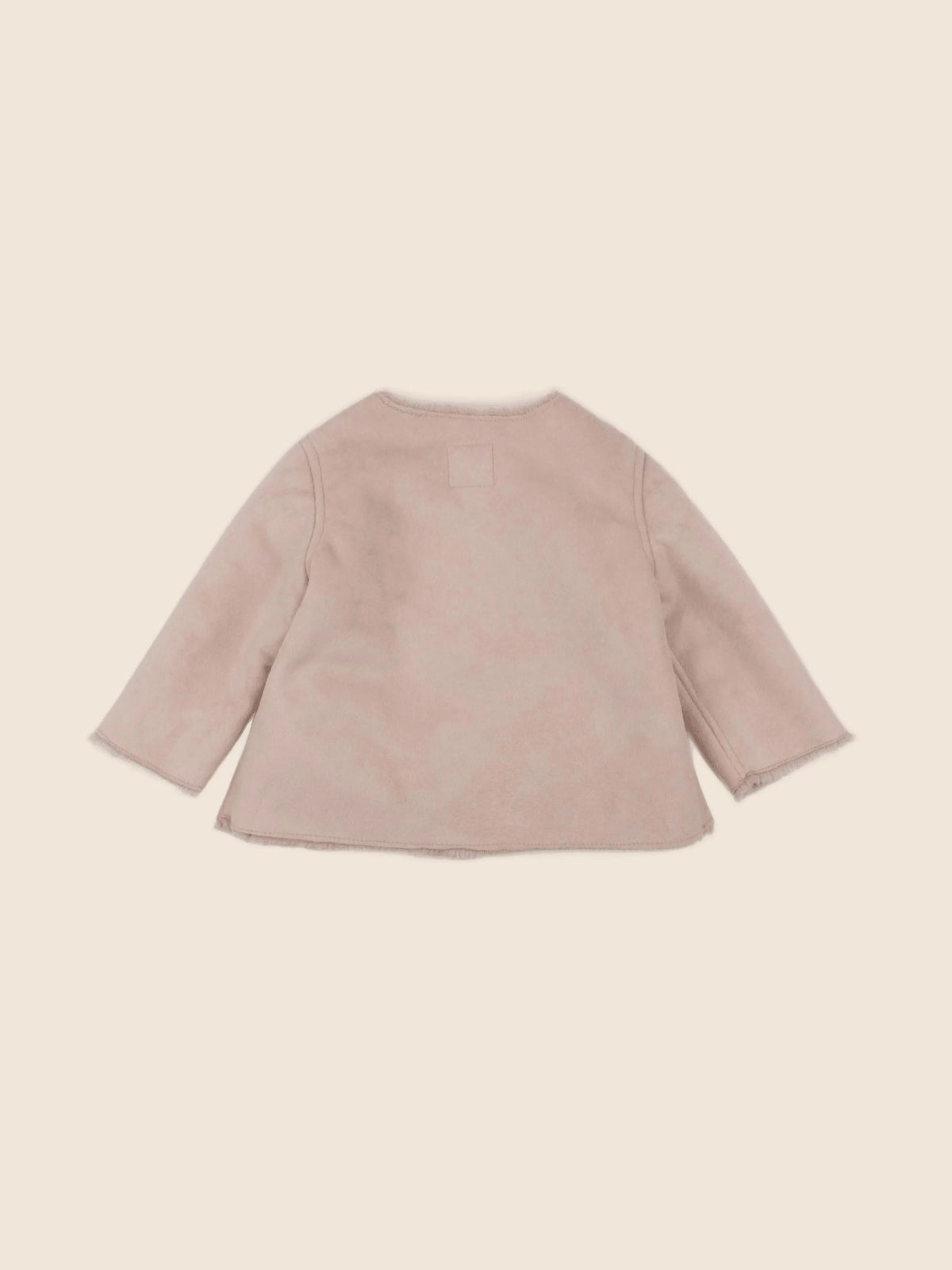 Zara - veste doublé beige - 6/9 mois