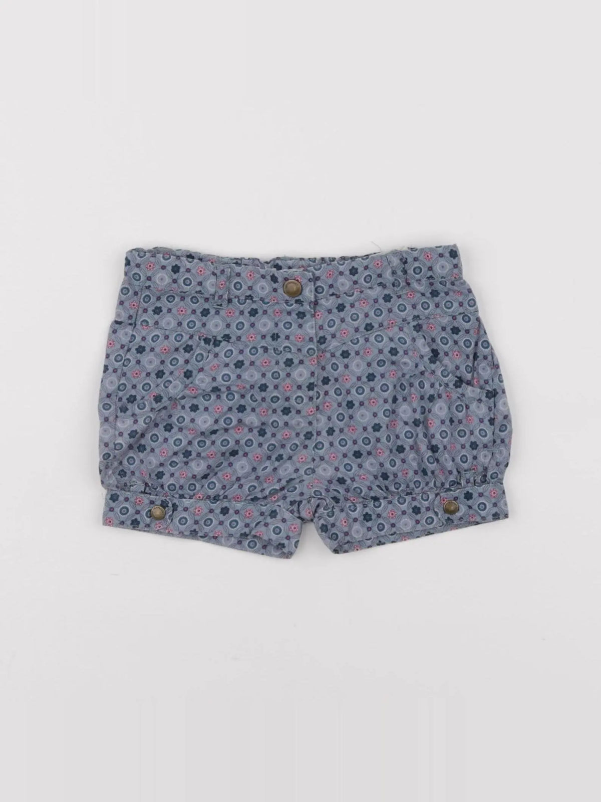 Vertbaudet - short bleu - 12 mois