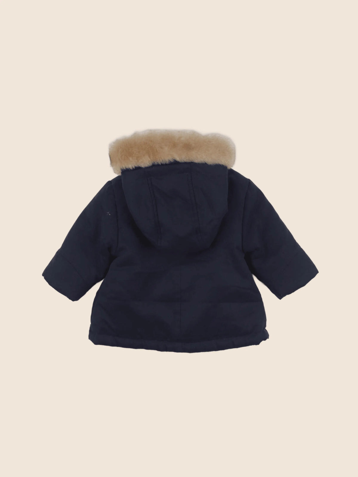 Vertbaudet - manteau doublure amovible bleu - 6 mois
