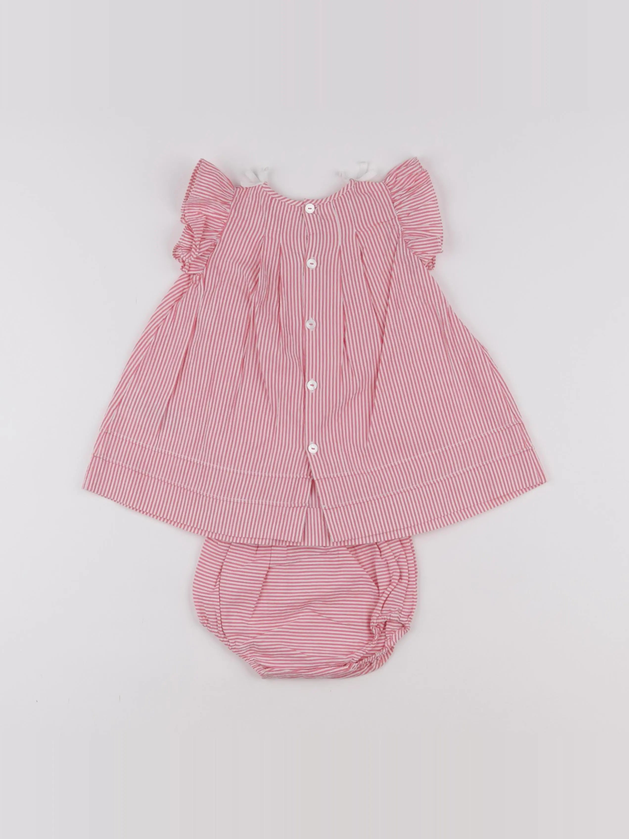 Jacadi - robe rose - 6 mois