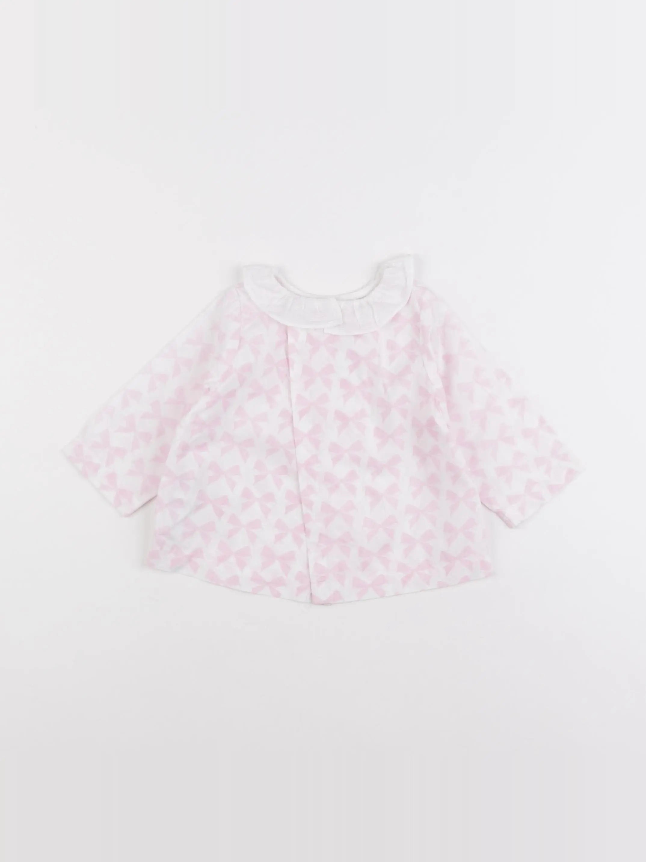 Jacadi - blouse blanc, rose - 6 mois