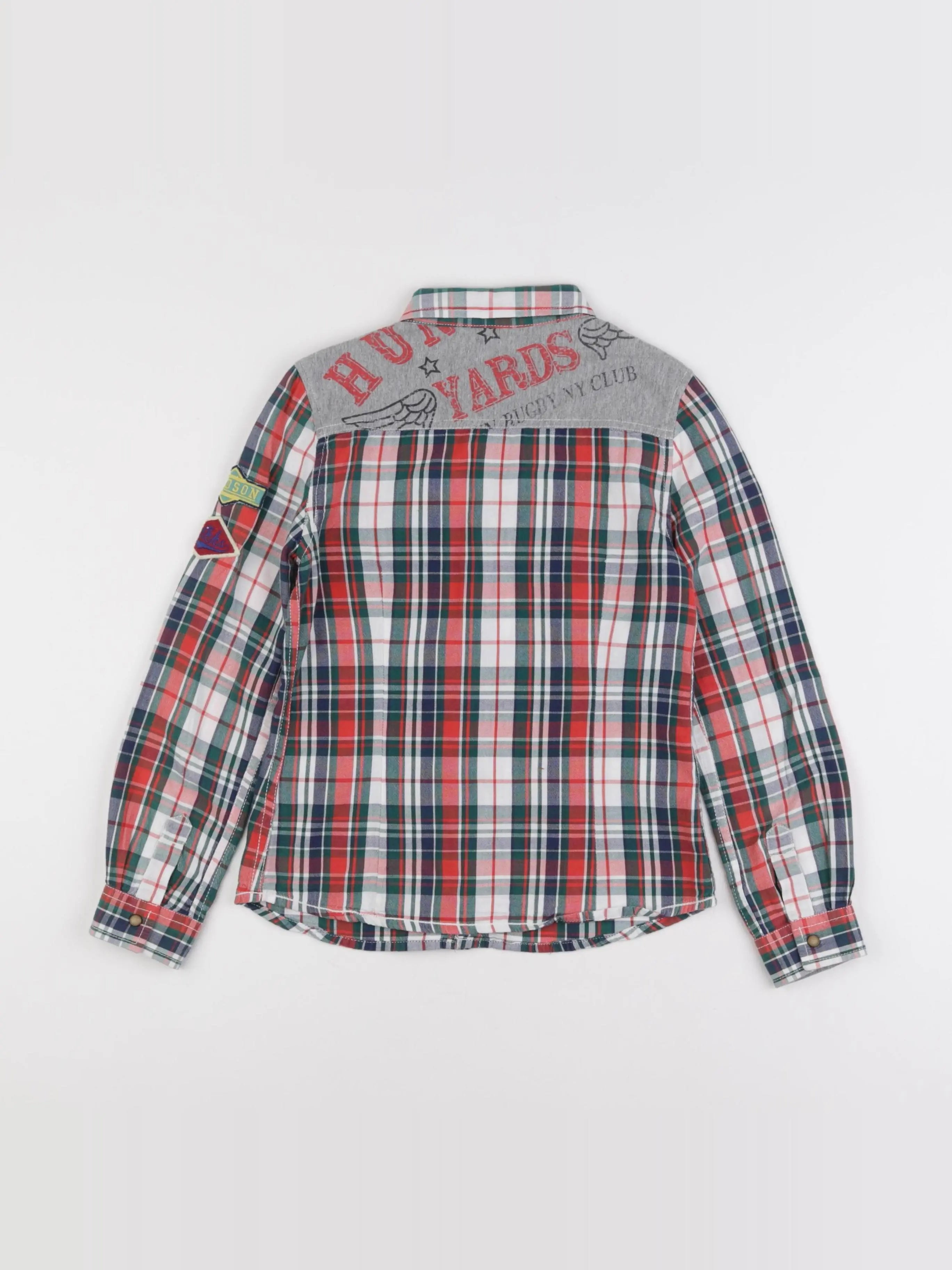 IKKS - chemise imprimé au dos rouge, blanc - 8 ans