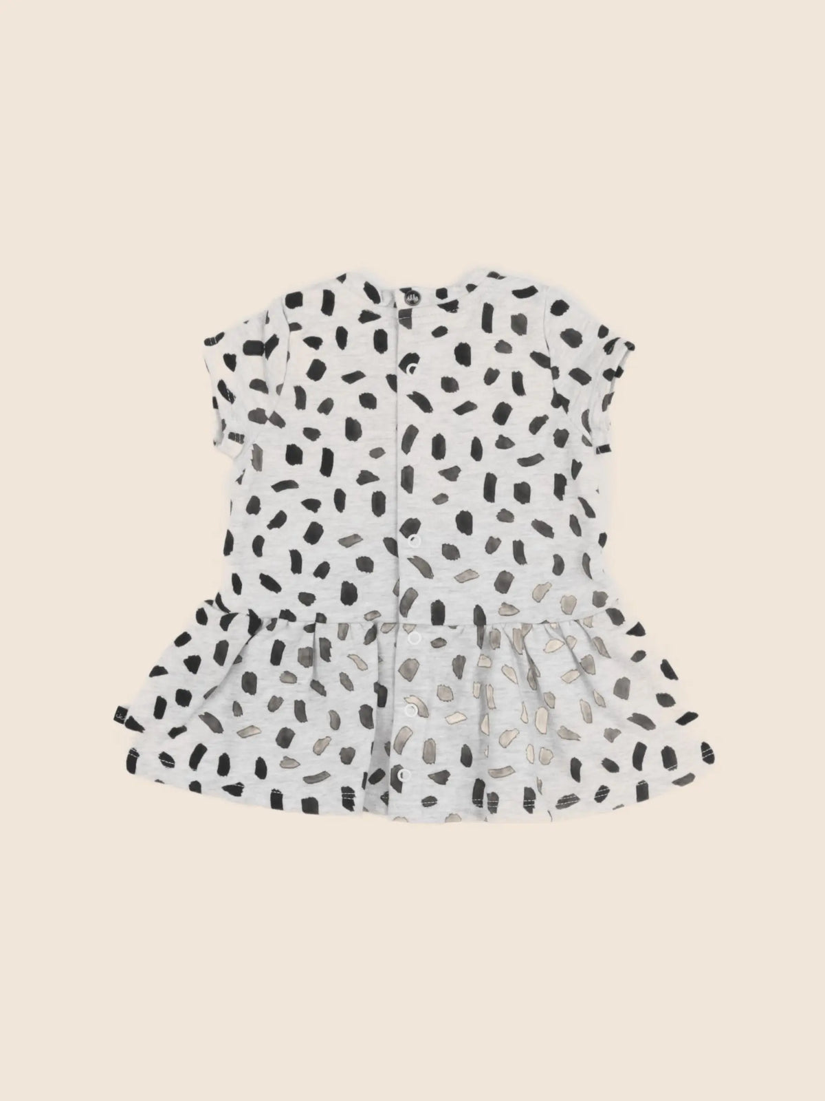 IKKS - robe gris, noir - 3 mois