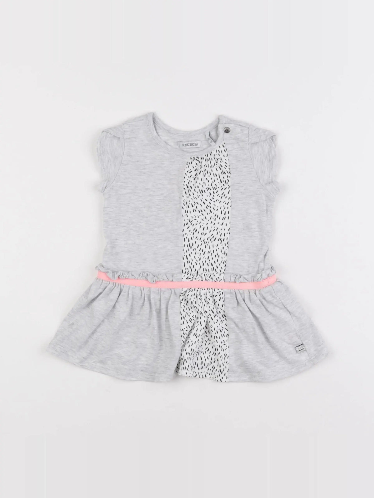 IKKS - robe gris - 6 mois