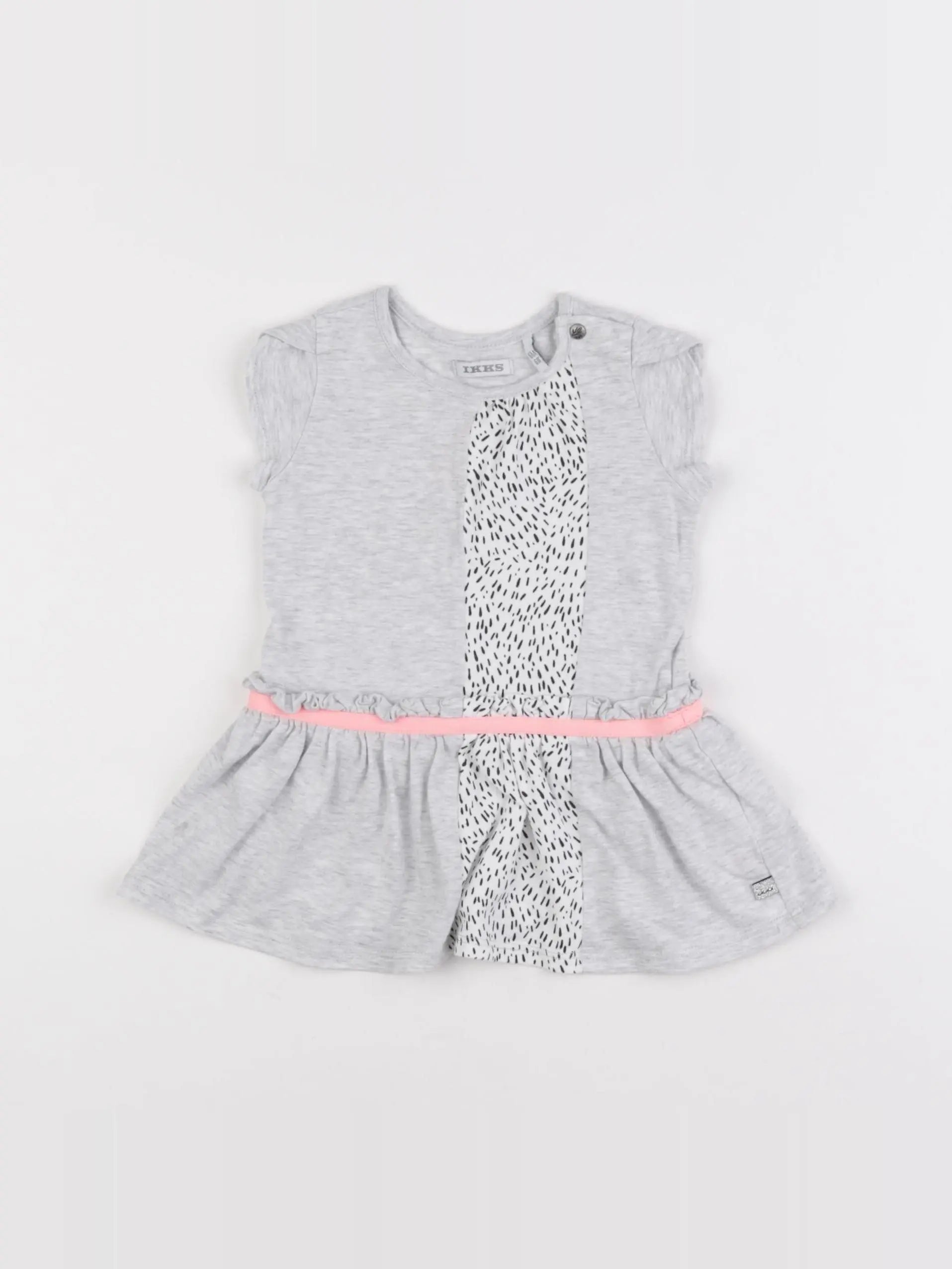 IKKS - robe gris - 6 mois