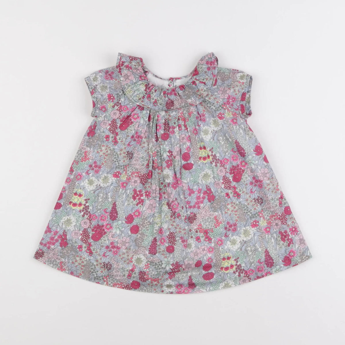 Jacadi - robe liberty multicolore - 12 mois