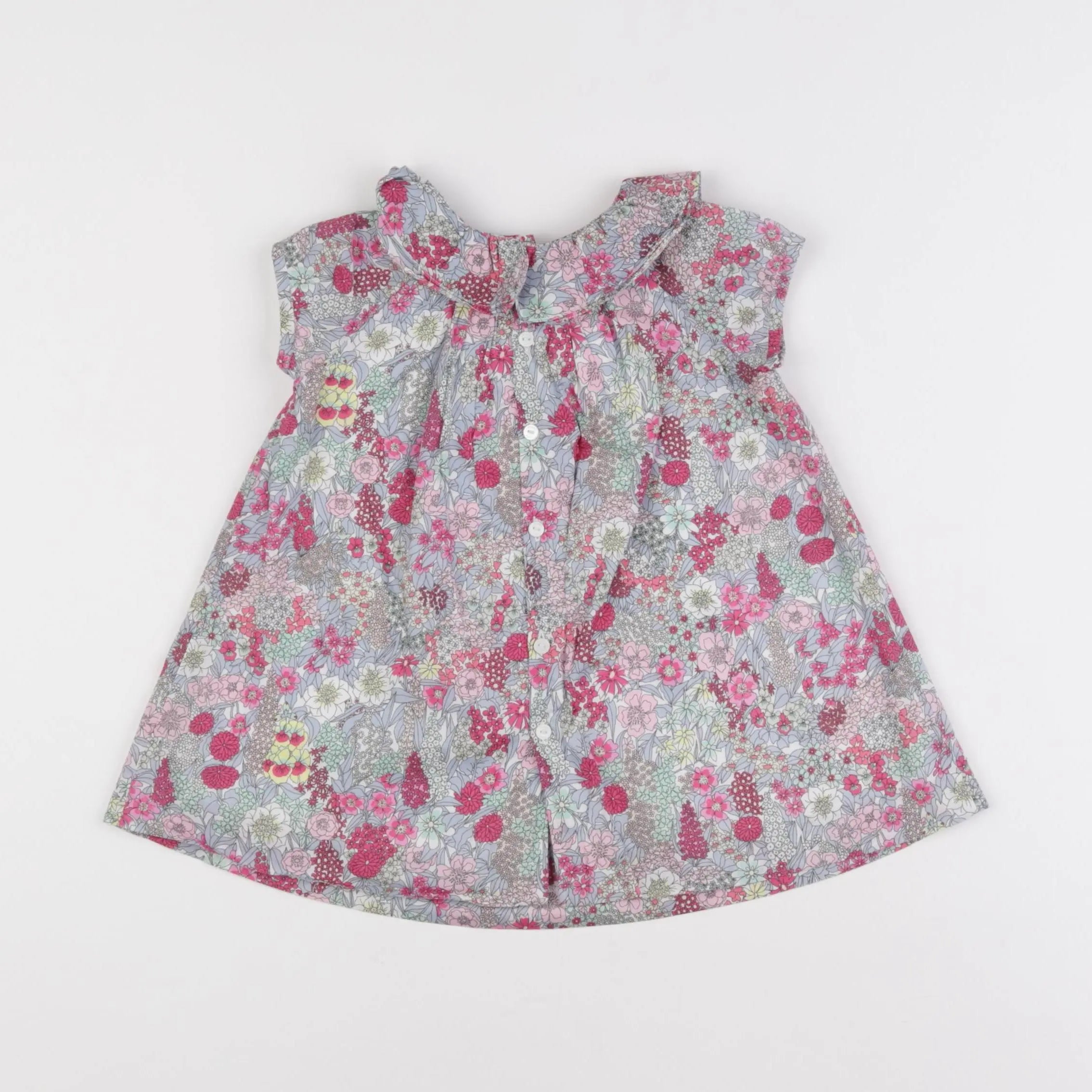 Jacadi - robe liberty multicolore - 12 mois