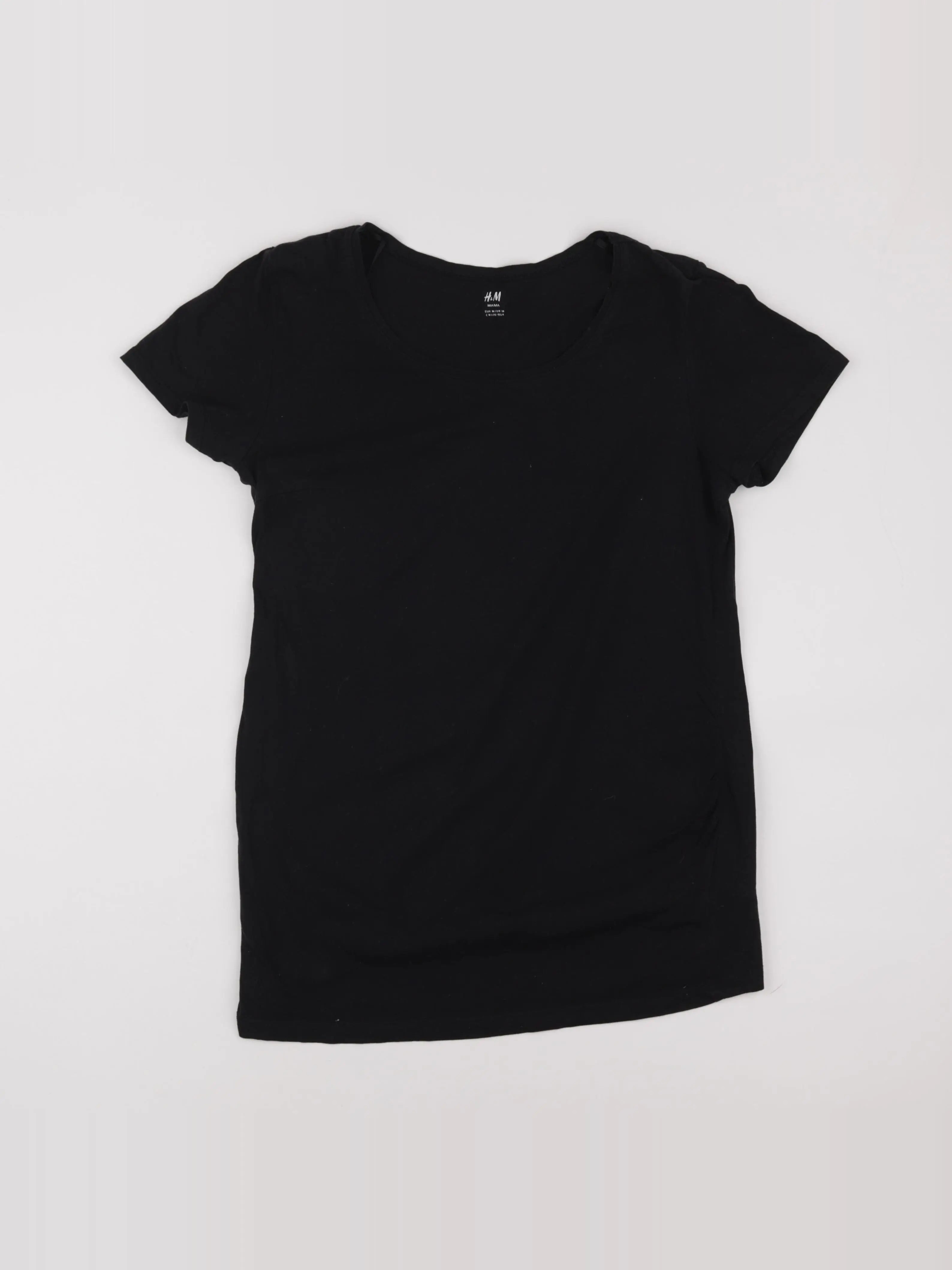 Envie de fraise - tee-shirt grossesse noir - 40 à 42