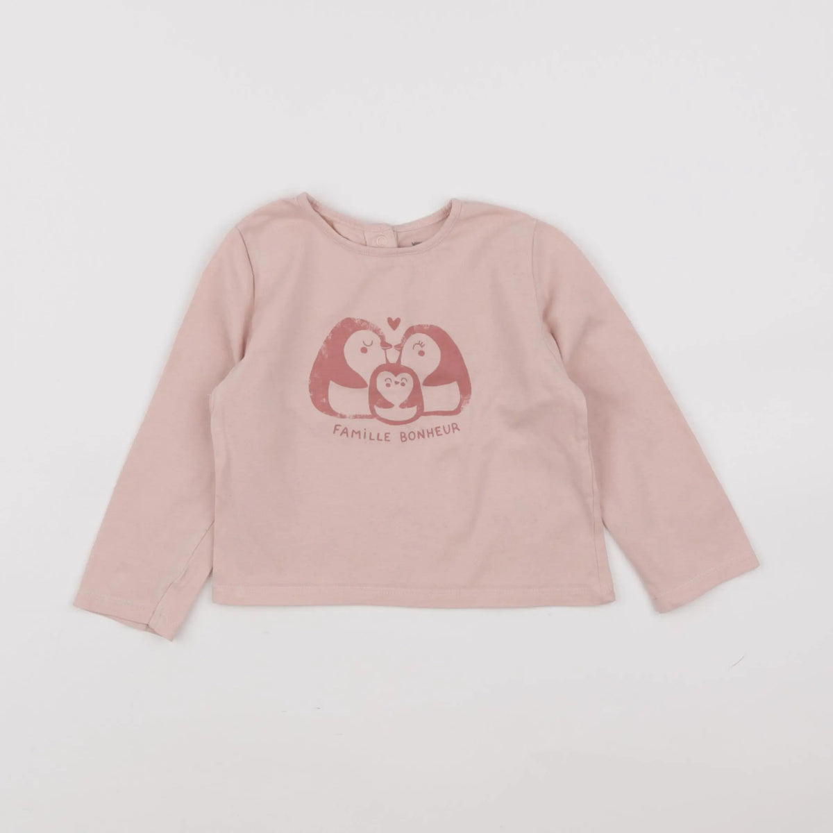 Vertbaudet - tee-shirt rose - 18 mois