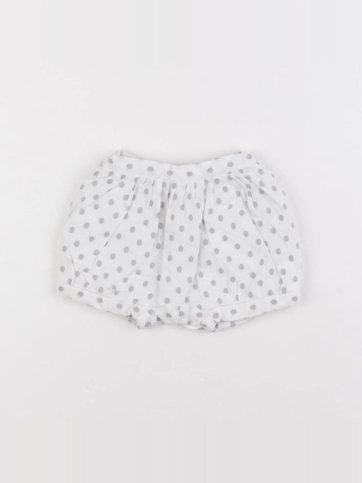 Jacadi - short blanc, gris - 1 mois