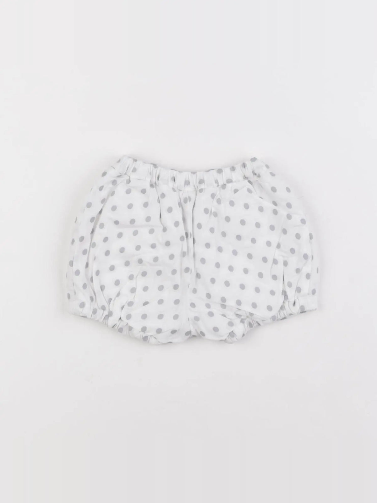 Jacadi - short blanc, gris - 1 mois