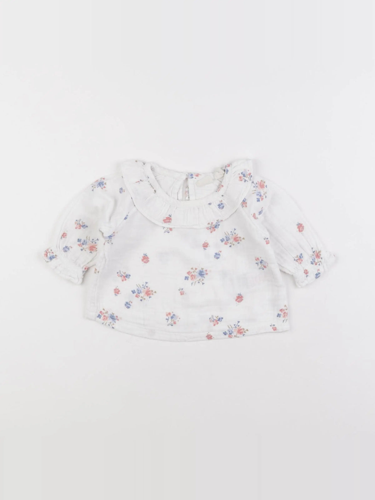 GAP - blouse blanc, rose - 0/3 mois