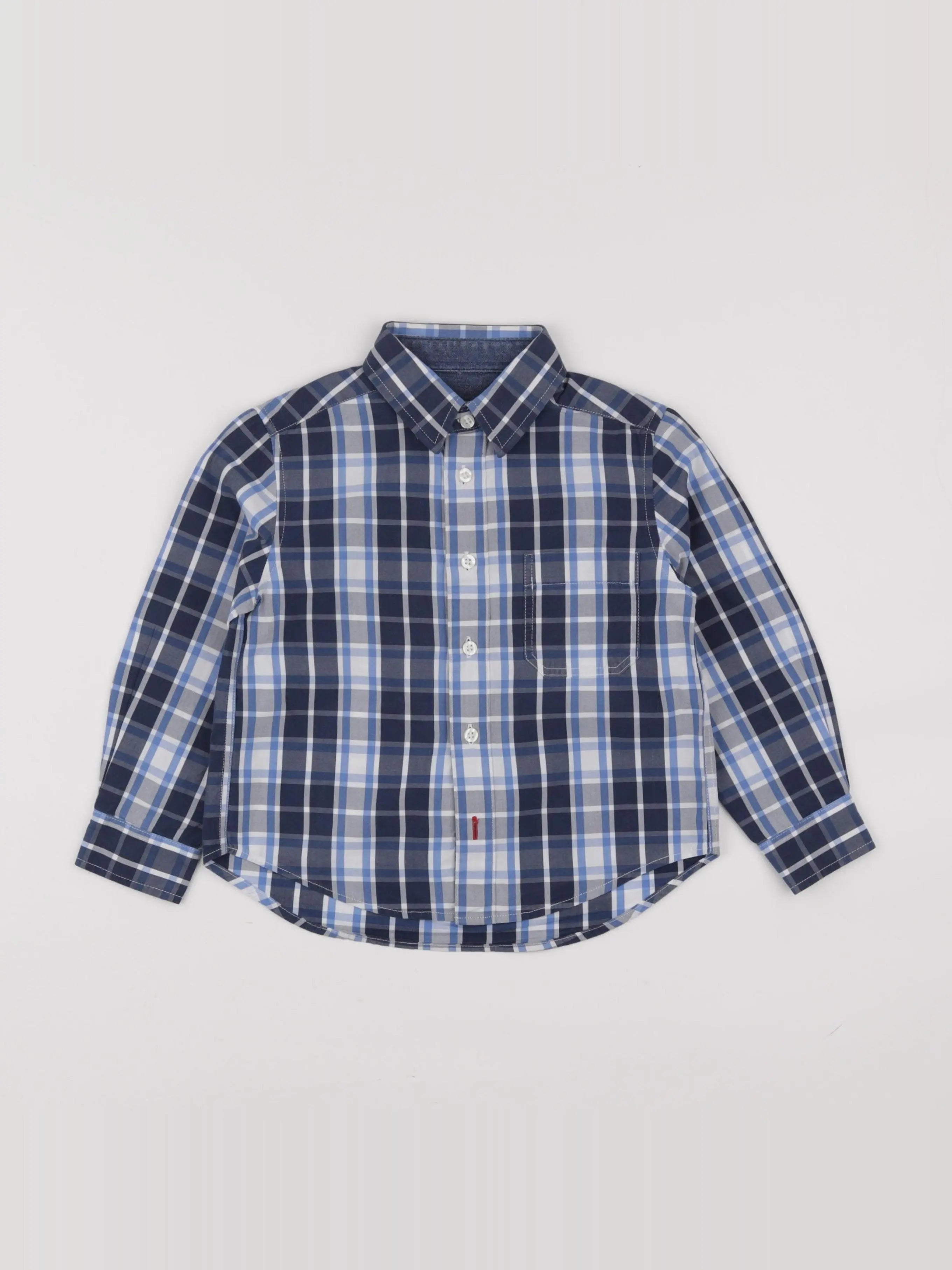 Cyrillus - chemise bleu - 4 ans