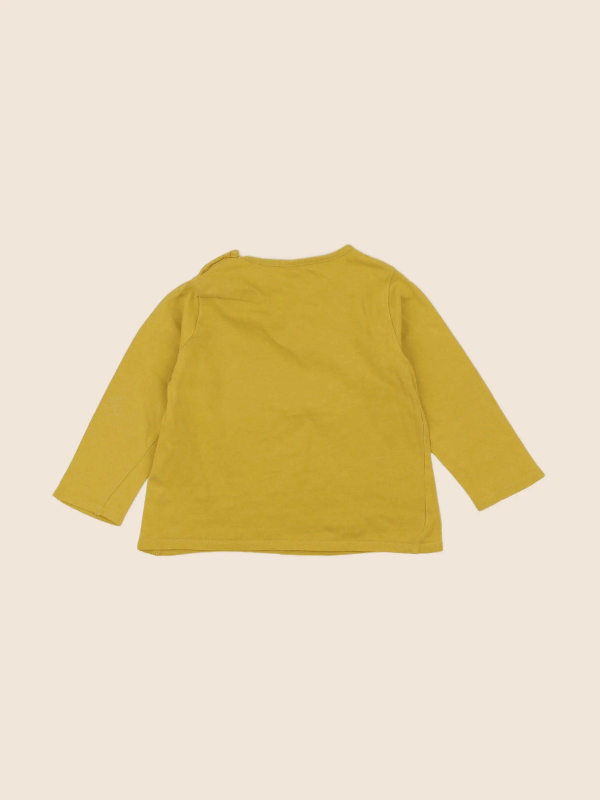 Vertbaudet - tee-shirt jaune - 12 mois