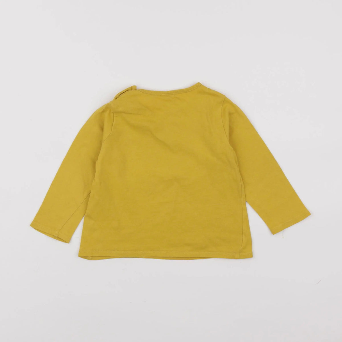 Vertbaudet - tee-shirt jaune - 12 mois