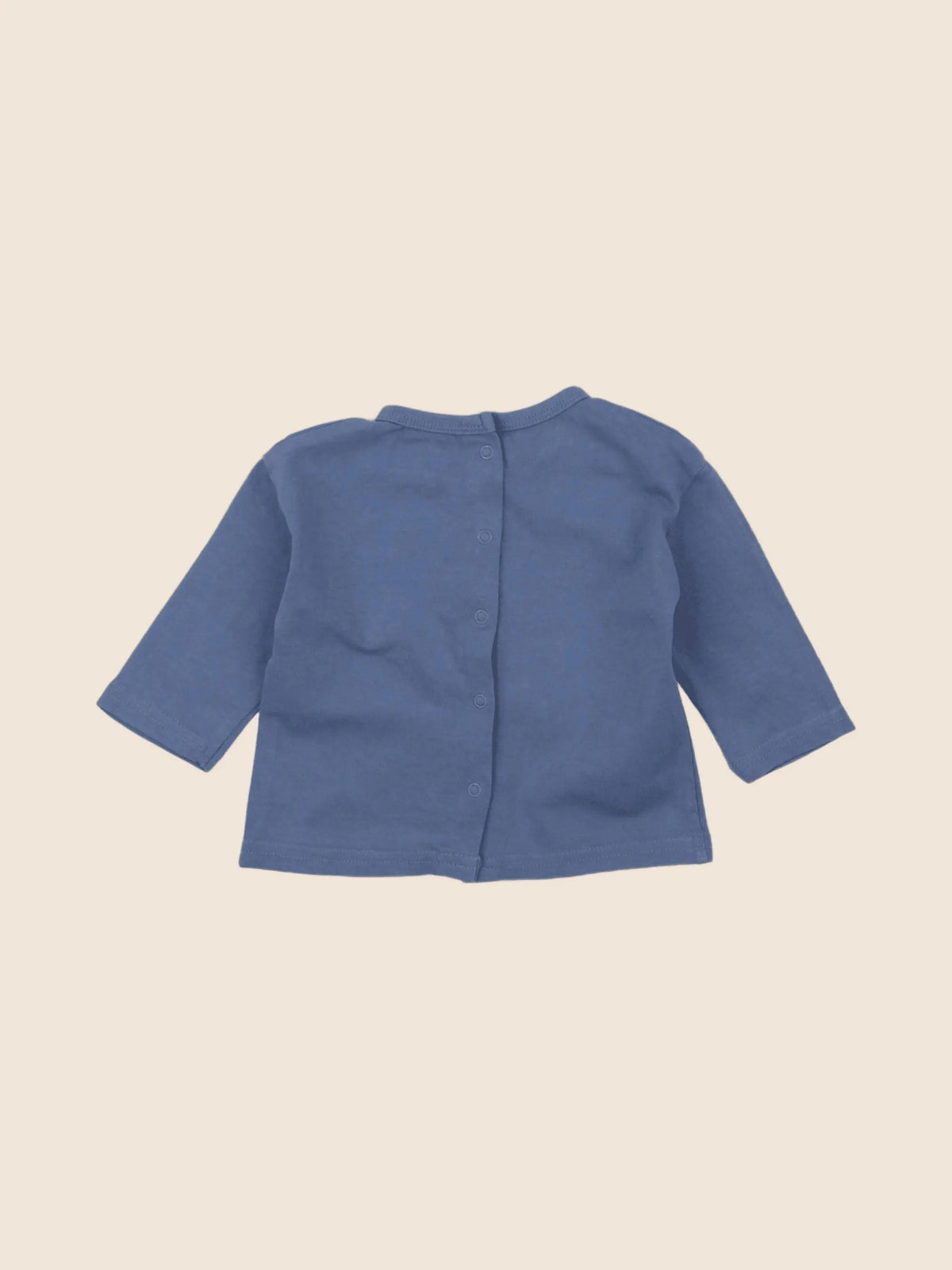 Vertbaudet - tee-shirt bleu - 3 mois
