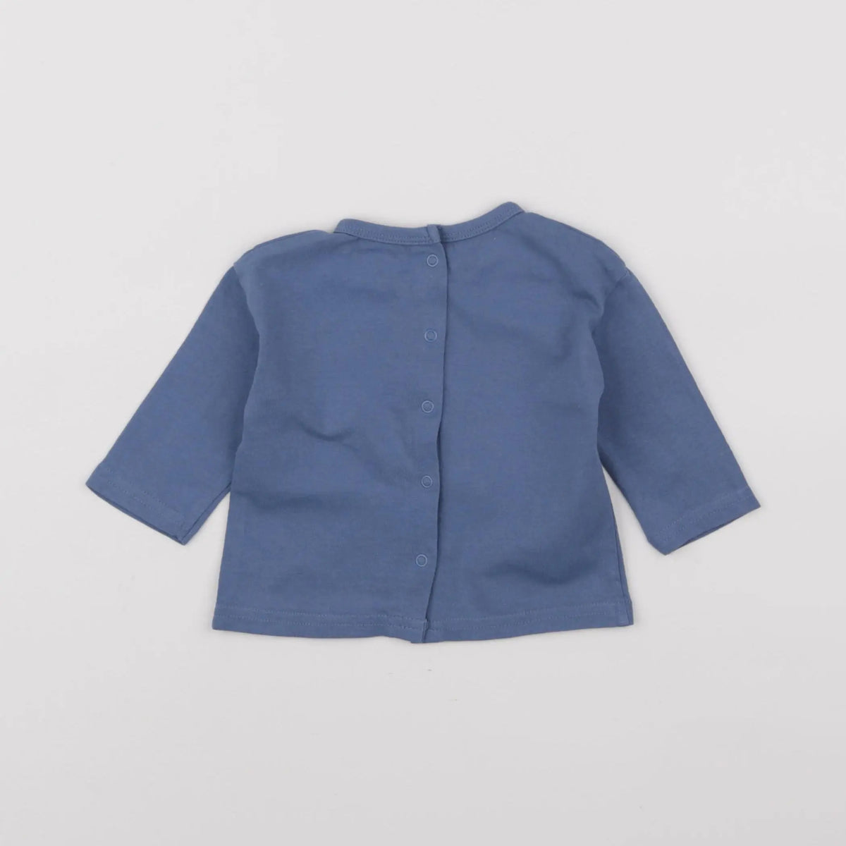 Vertbaudet - tee-shirt bleu - 3 mois