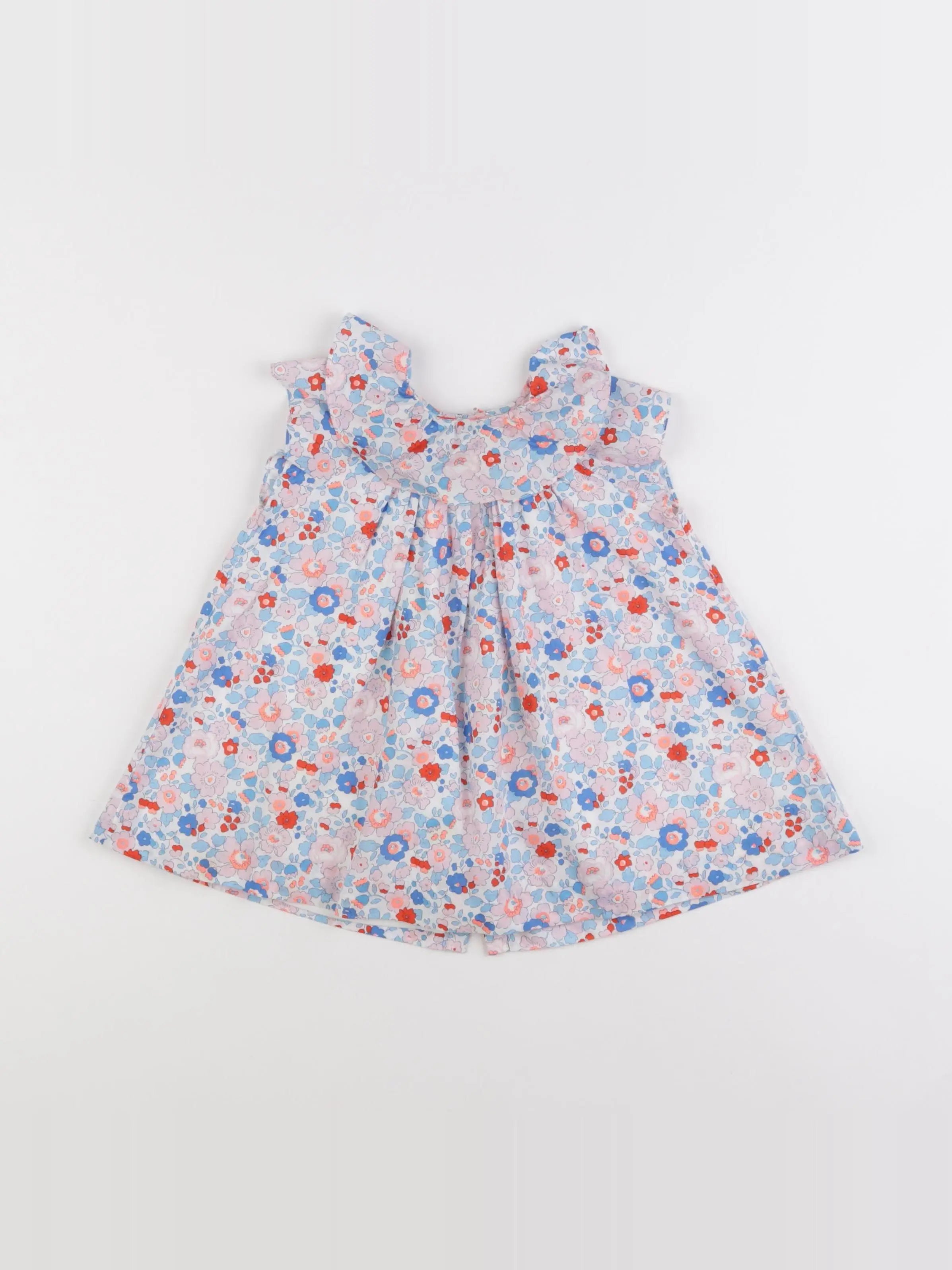 Jacadi - robe liberty multicolore - 12 mois