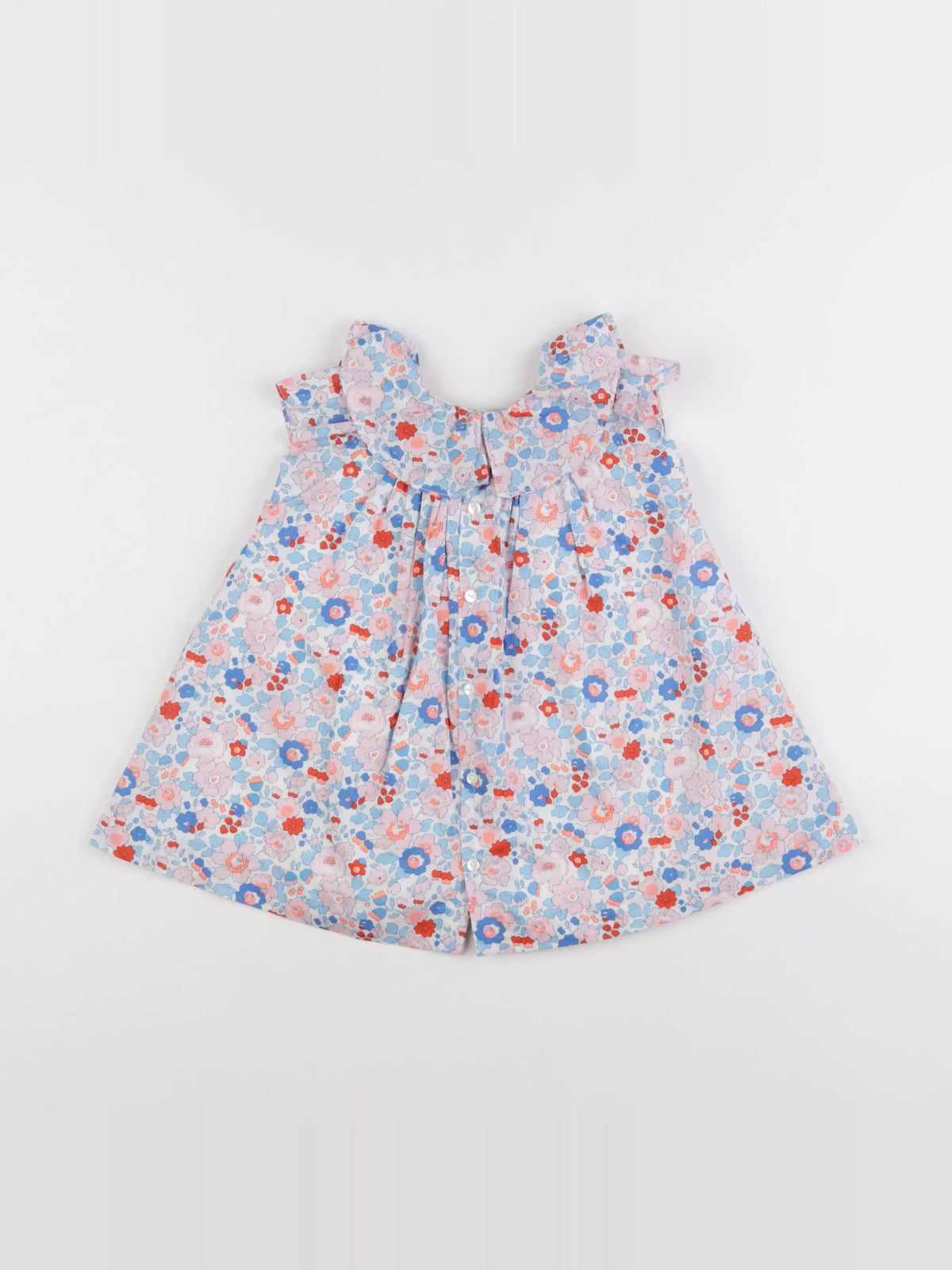 Jacadi - robe liberty multicolore - 12 mois