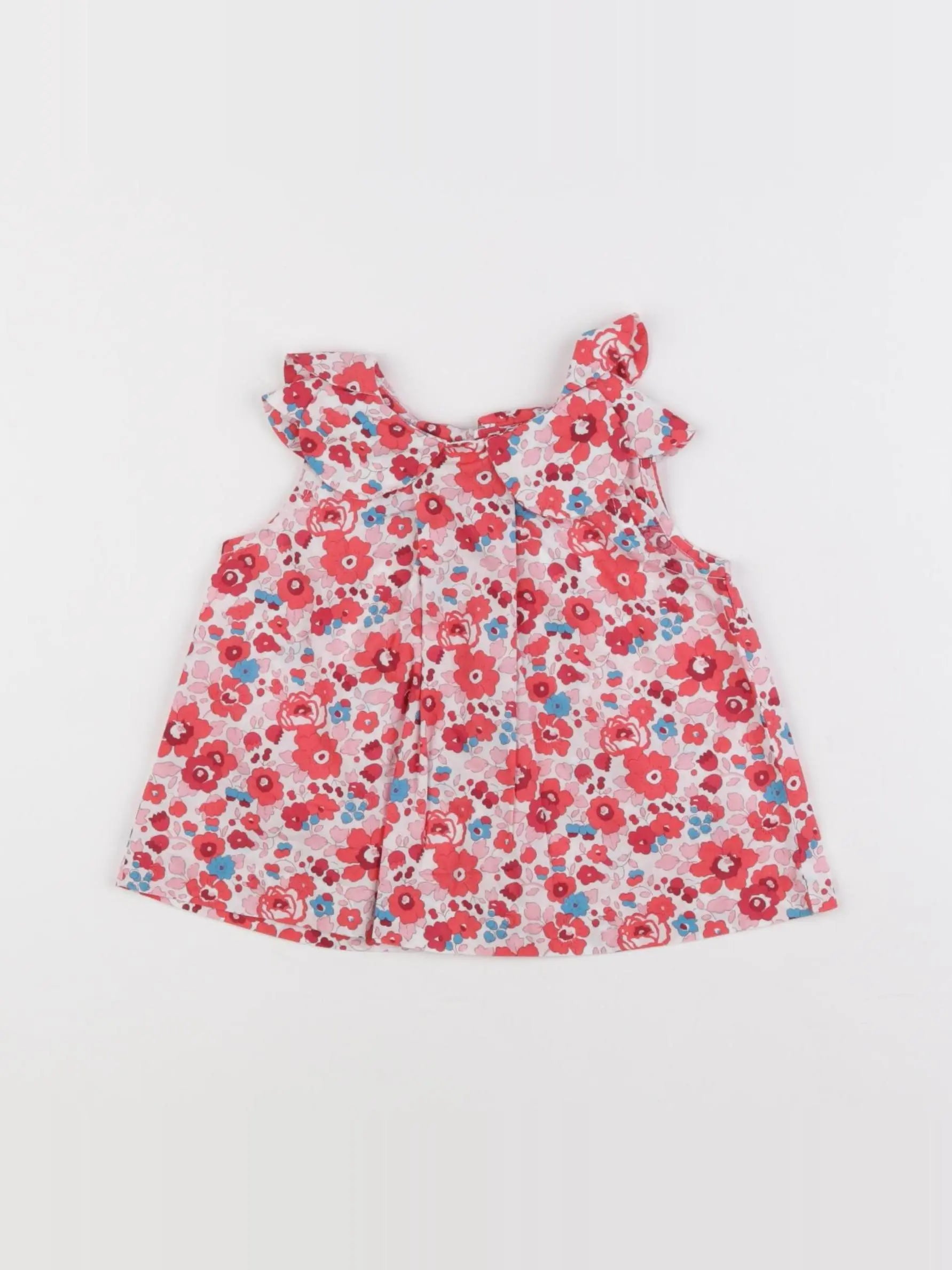 Jacadi - blouse liberty multicolore - 12 mois