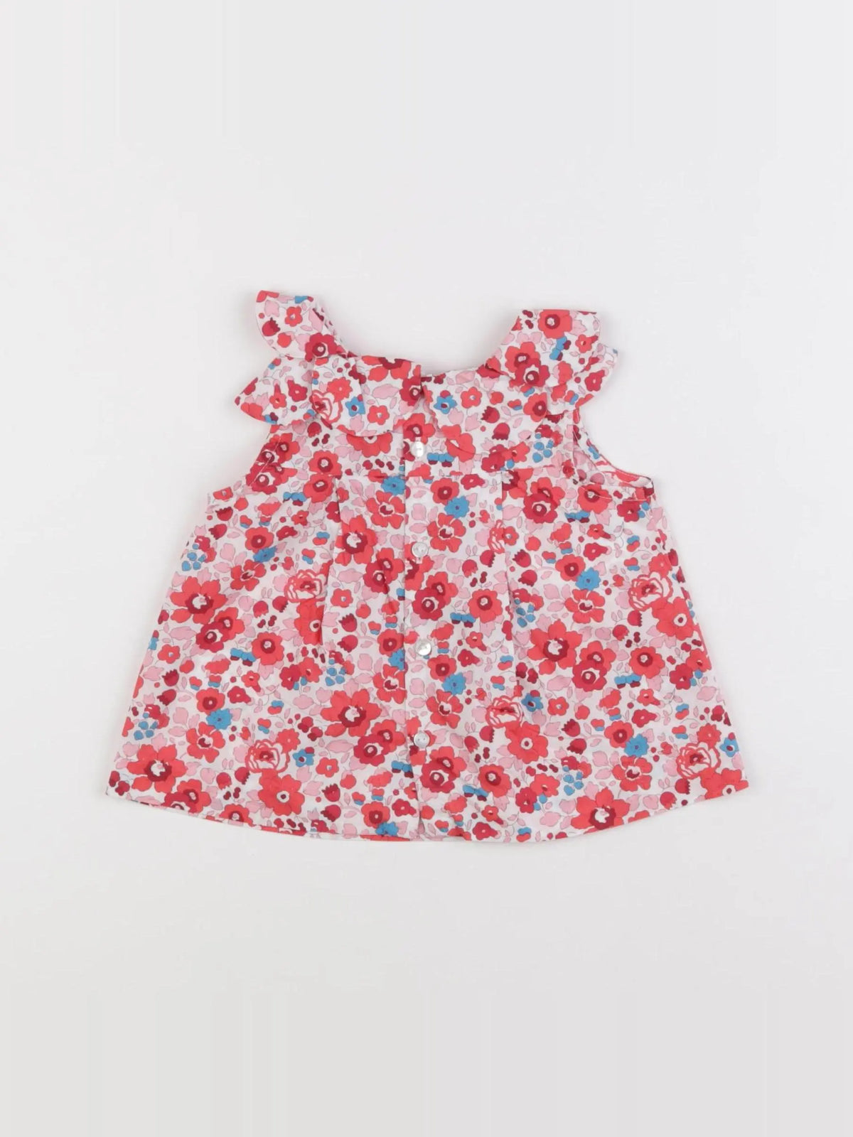 Jacadi - blouse liberty multicolore - 12 mois