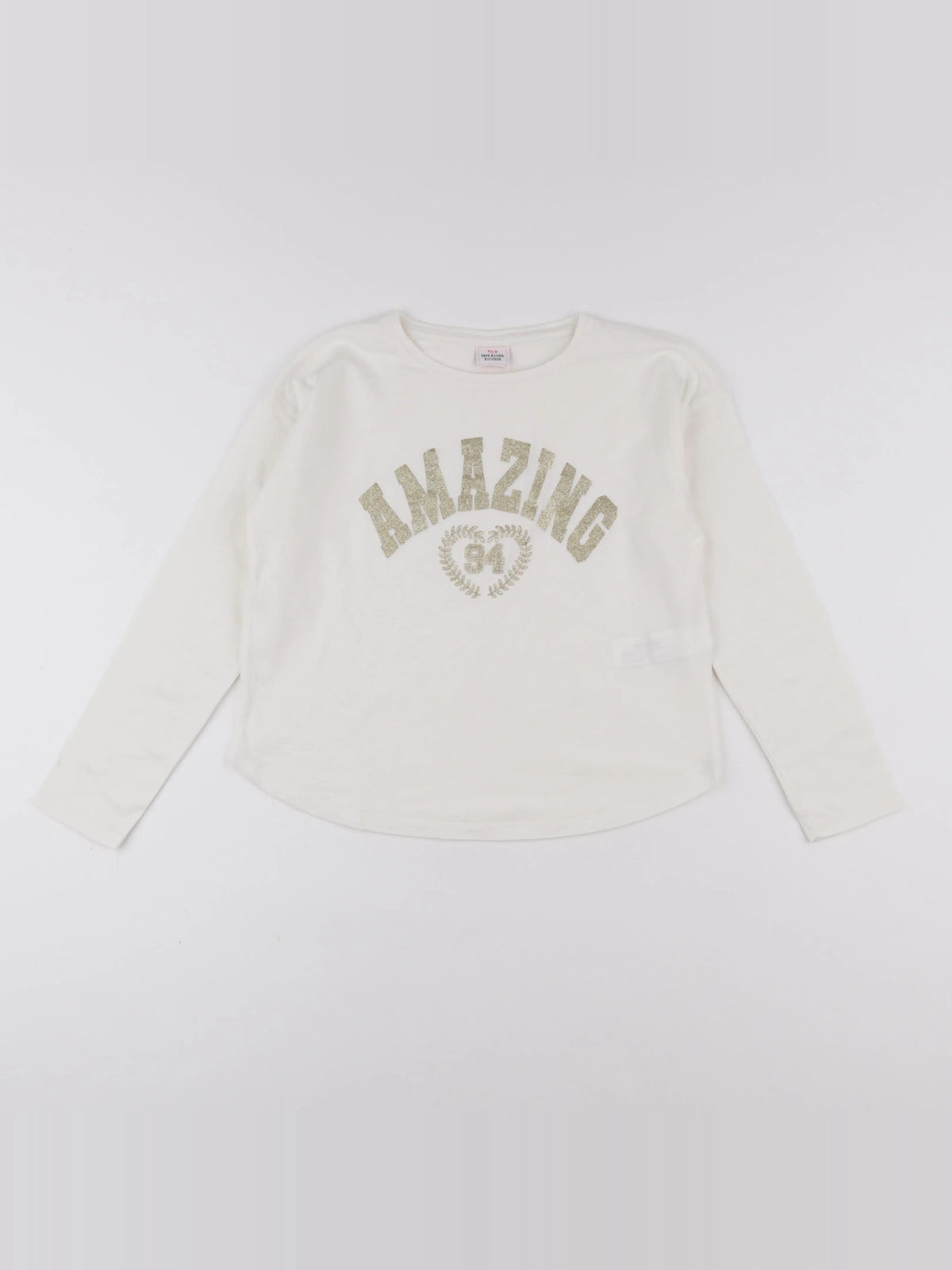 Tape à l'oeil - tee-shirt blanc, or - 8 ans