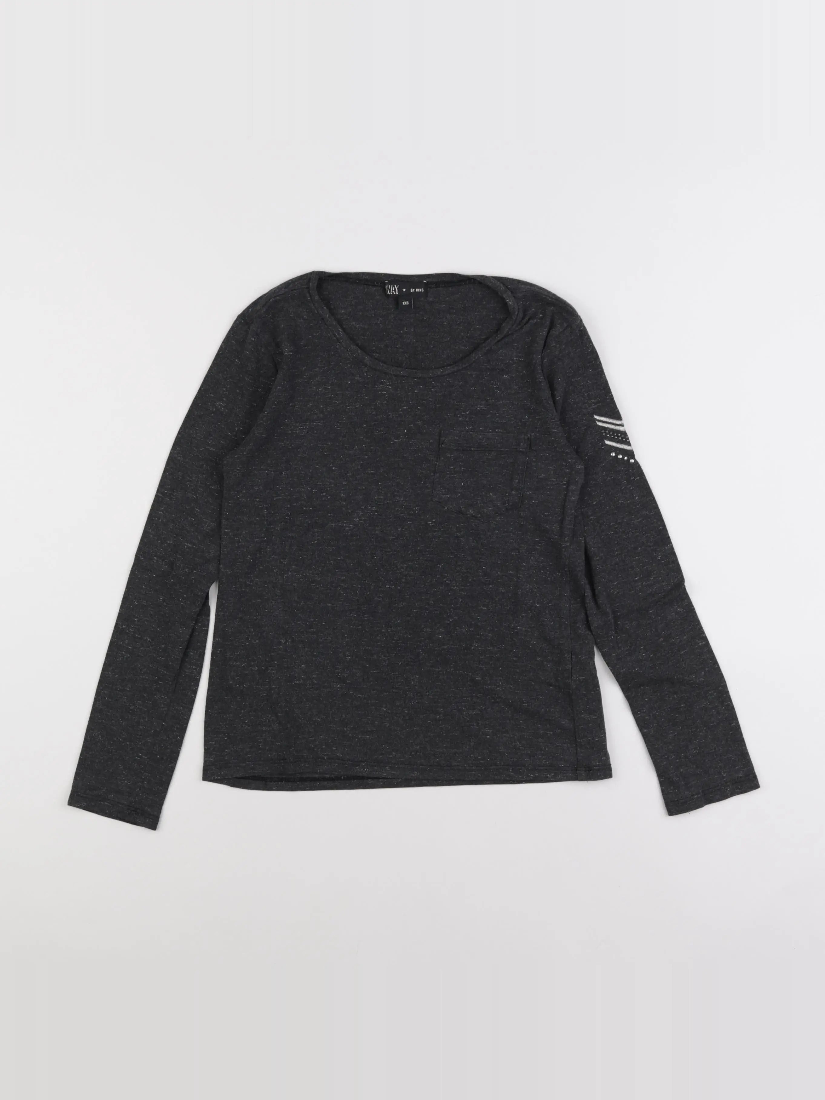 IKKS - tee-shirt gris - 10 ans