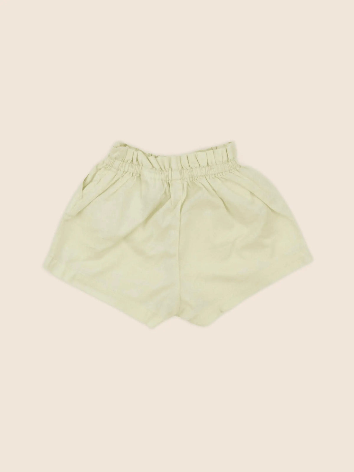 H&M - short jaune - 6/9 mois
