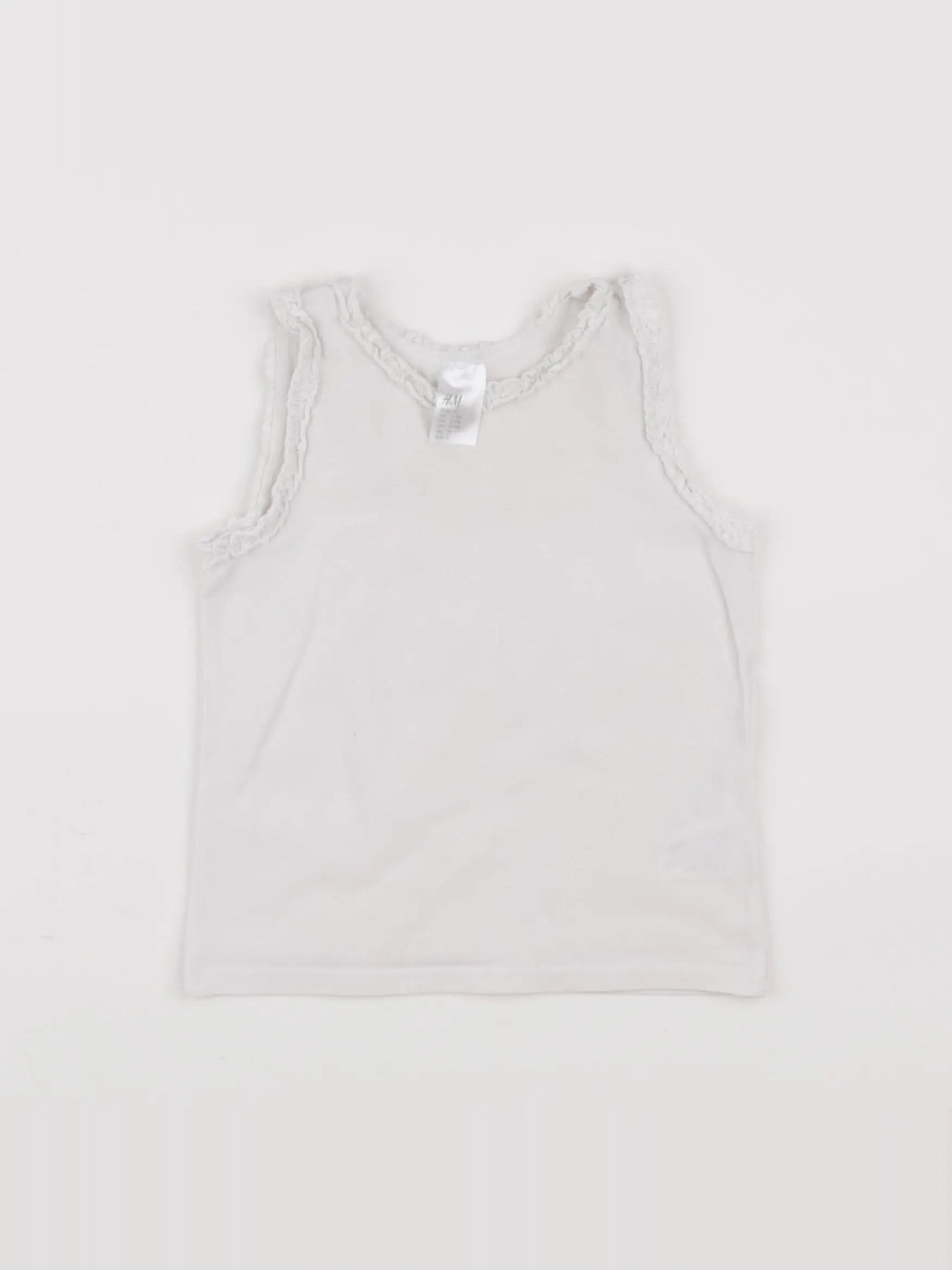 H&M - tee-shirt blanc - 6/9 mois
