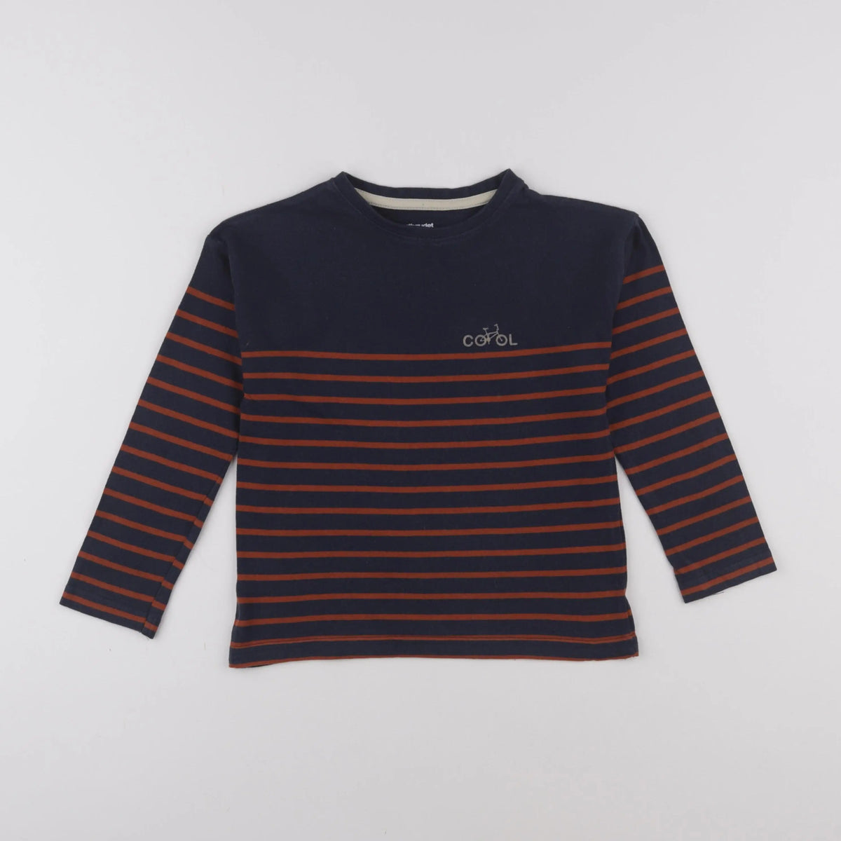 Vertbaudet - tee-shirt bleu - 6 ans