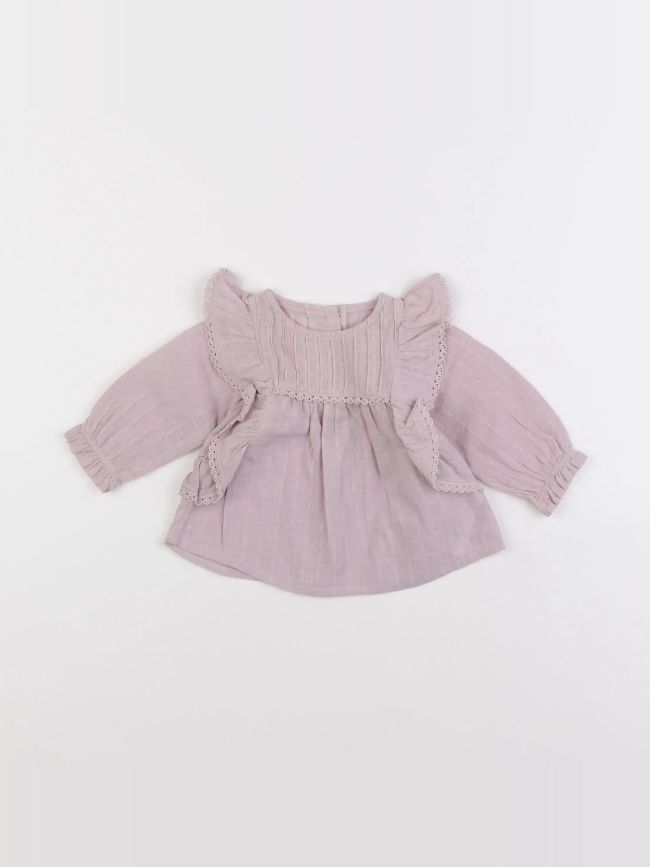 Vertbaudet - blouse rose - 3 mois