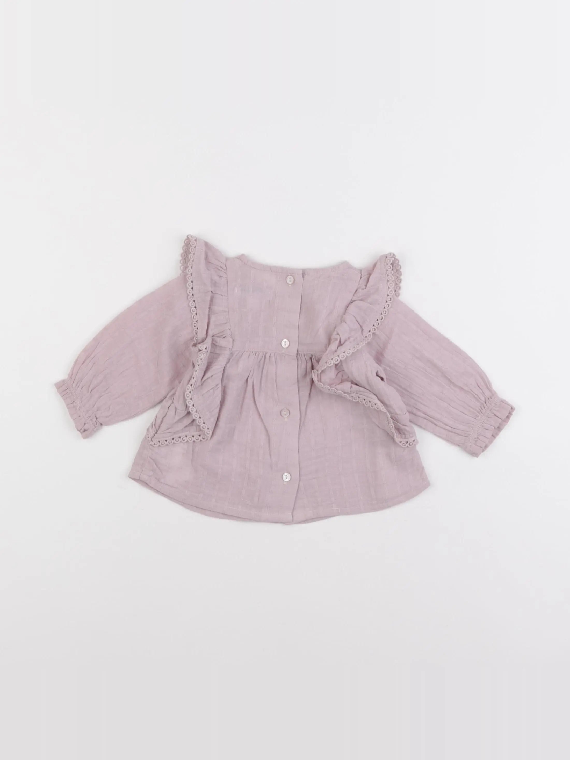 Vertbaudet - blouse rose - 3 mois